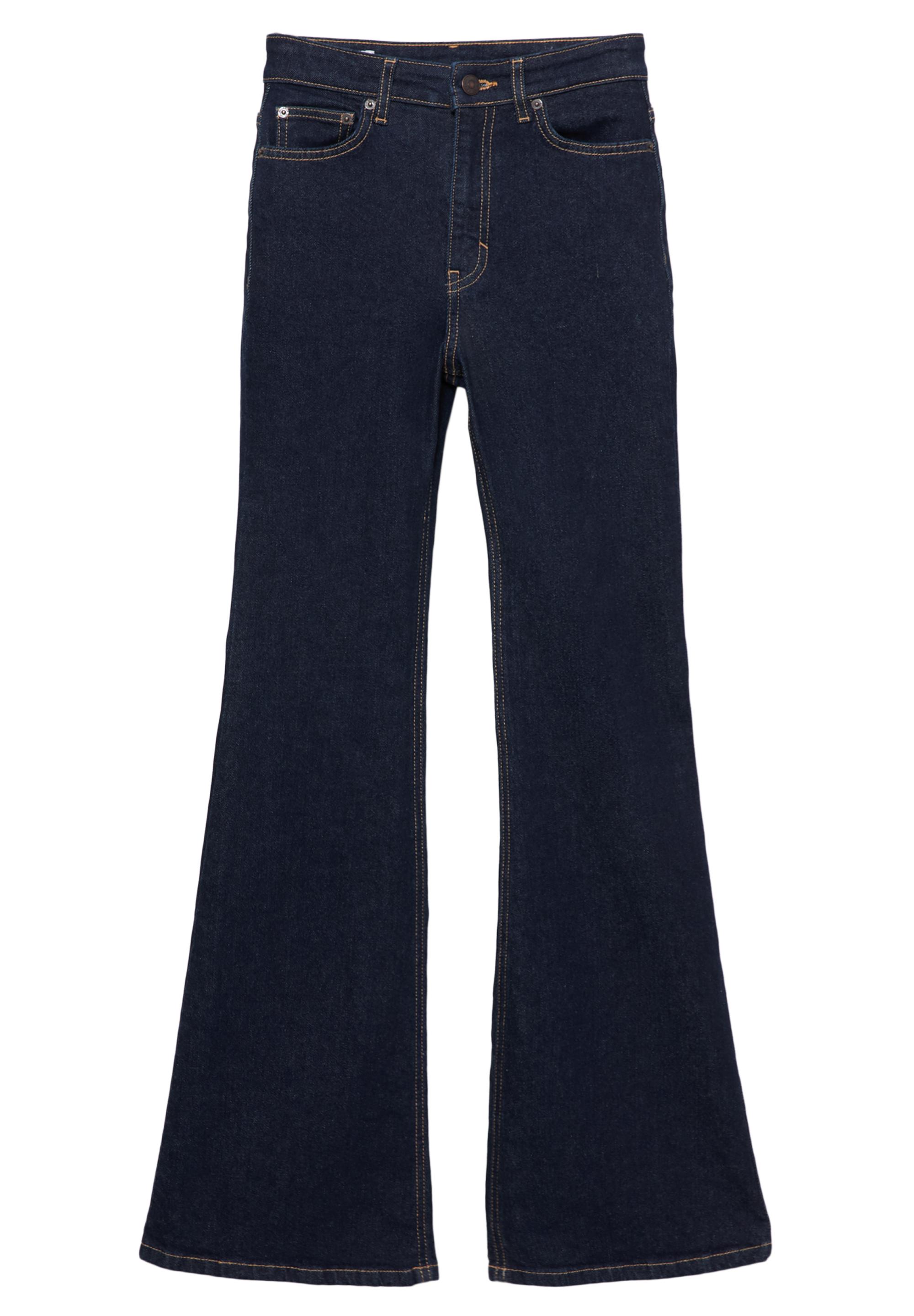 Yüksek bel çan paça jean