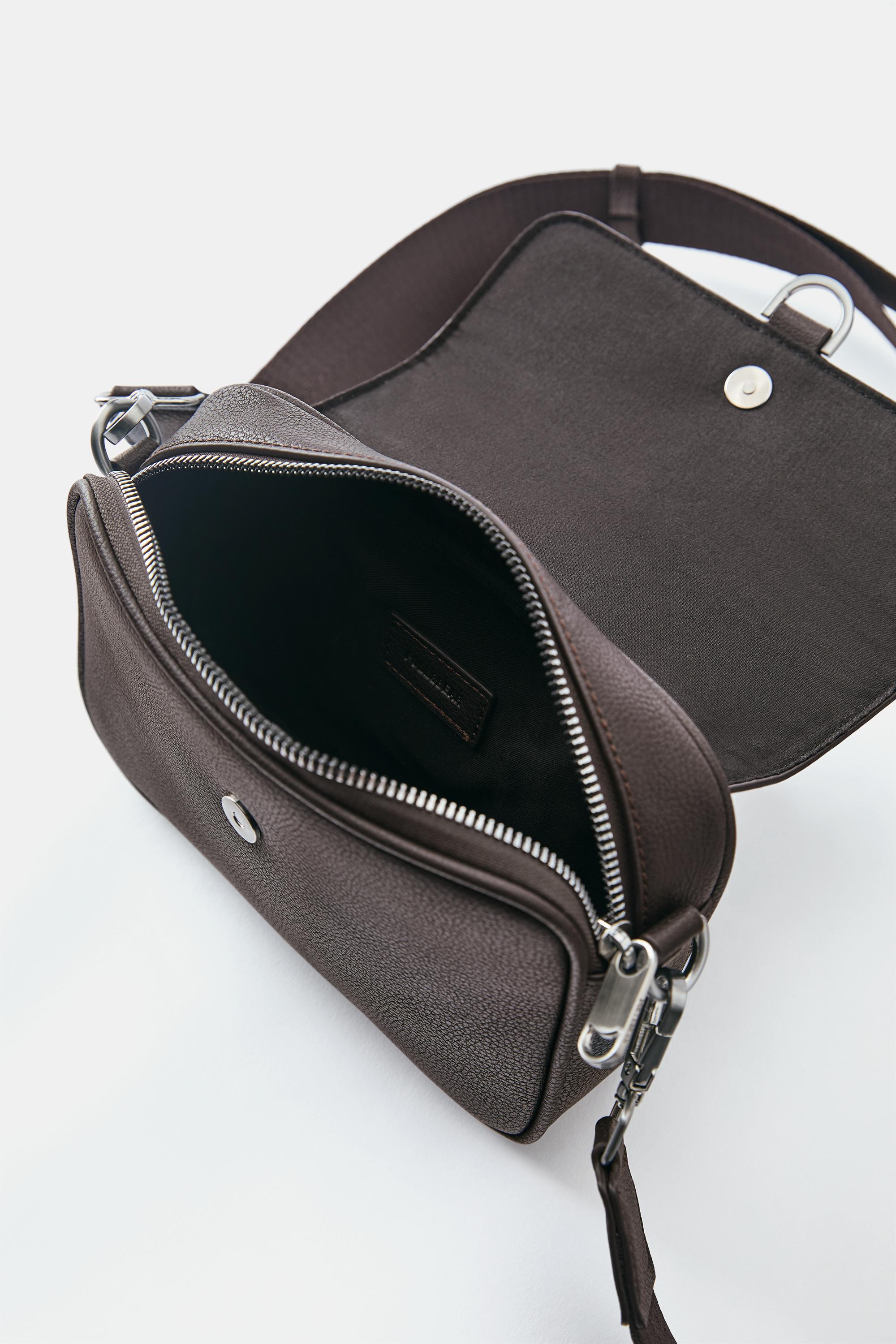 Ring crossbody bag — Brown