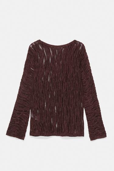 Cutwork jumper — Brown 6