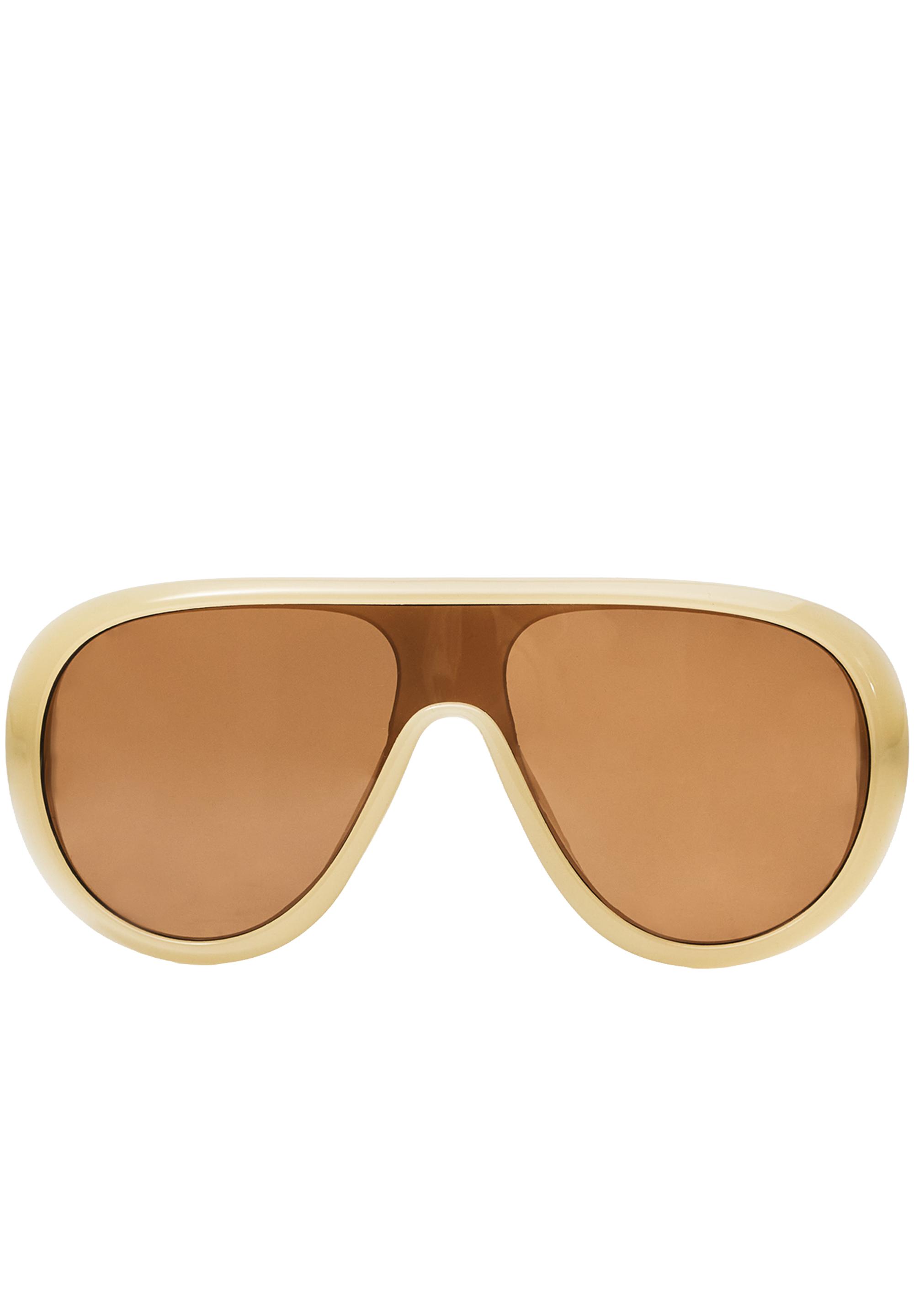 Resin aviator sunglasses — Yellow