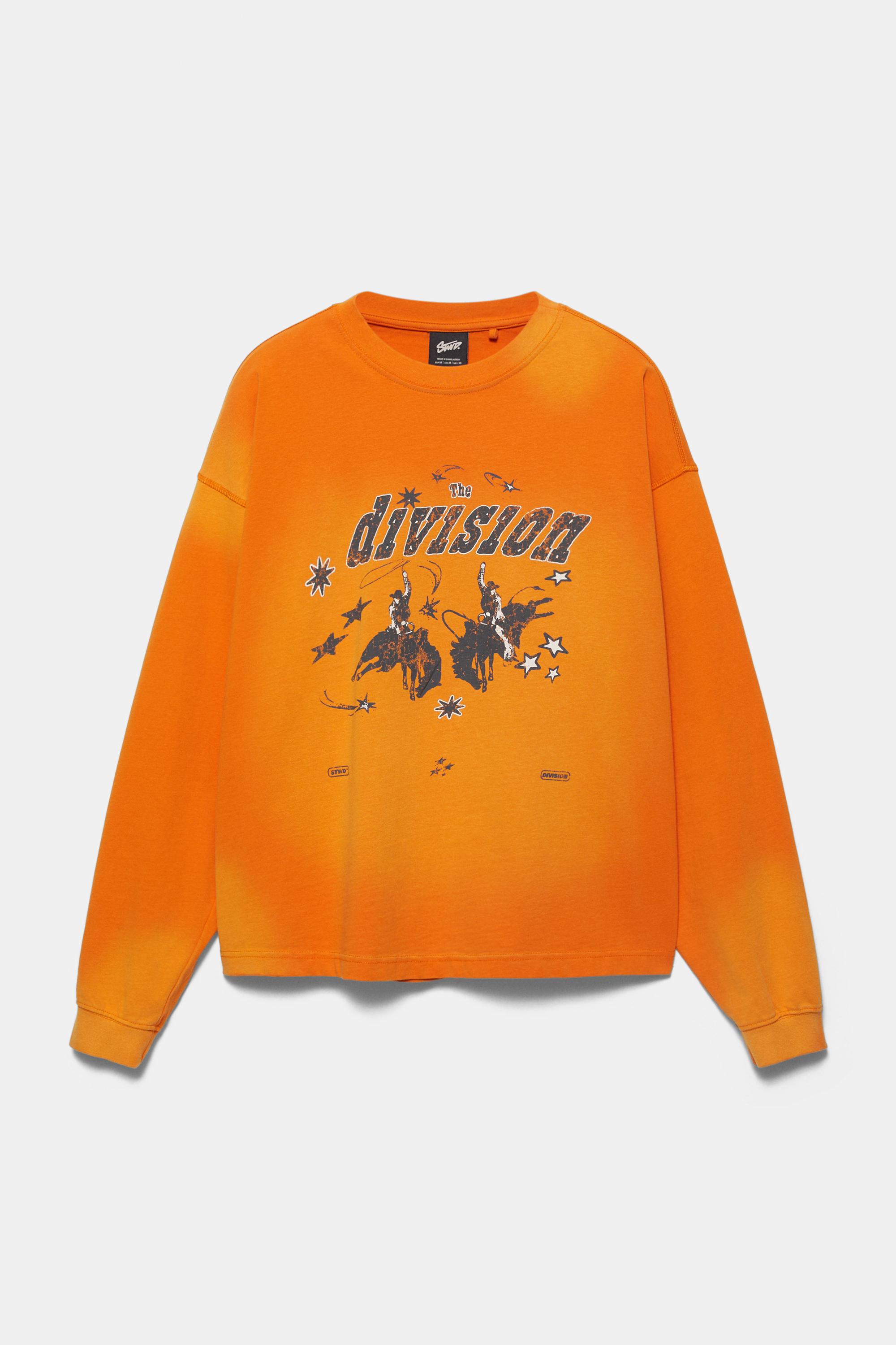 Uzun kollu STWD tişört - Görsel 4