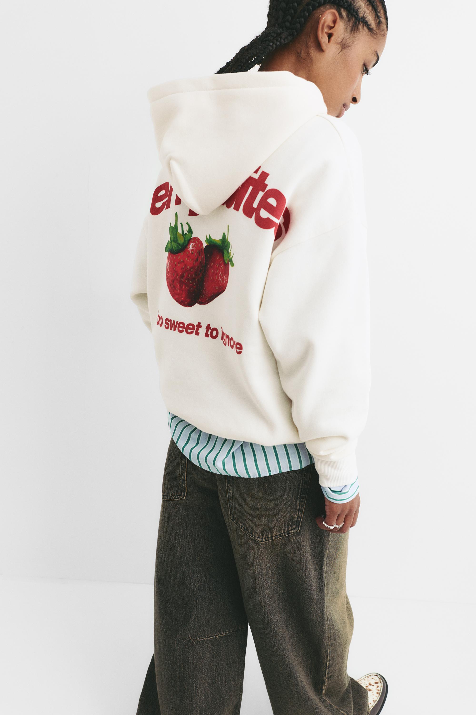 BUMP OF CHICKEN Strawberry Tシャツ　XL ZARTFFUN Cute Cartoon Strawberry Funny Fruit Classic Short