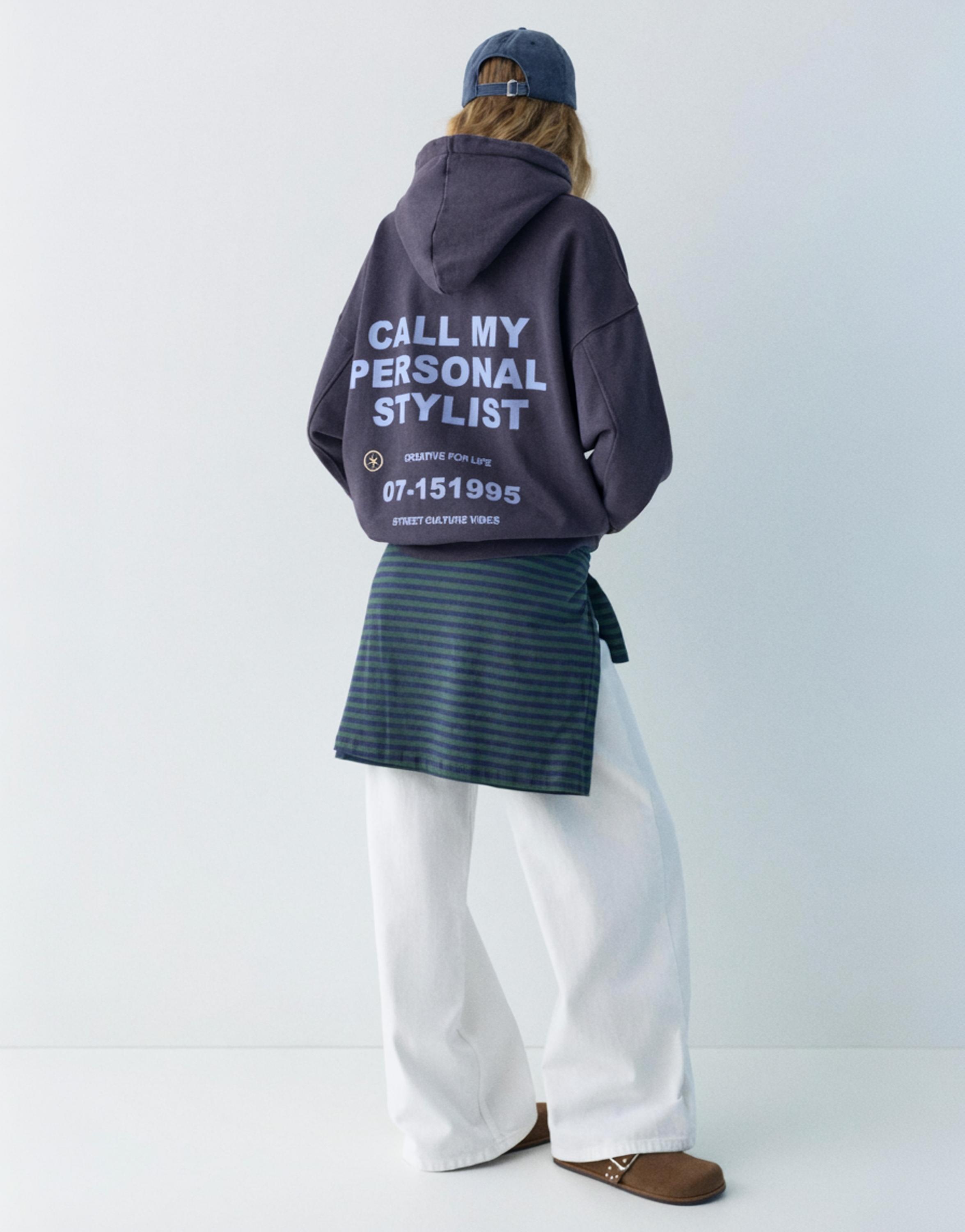 Personal Stylist kapüşonlu sweatshirt - Görsel 6