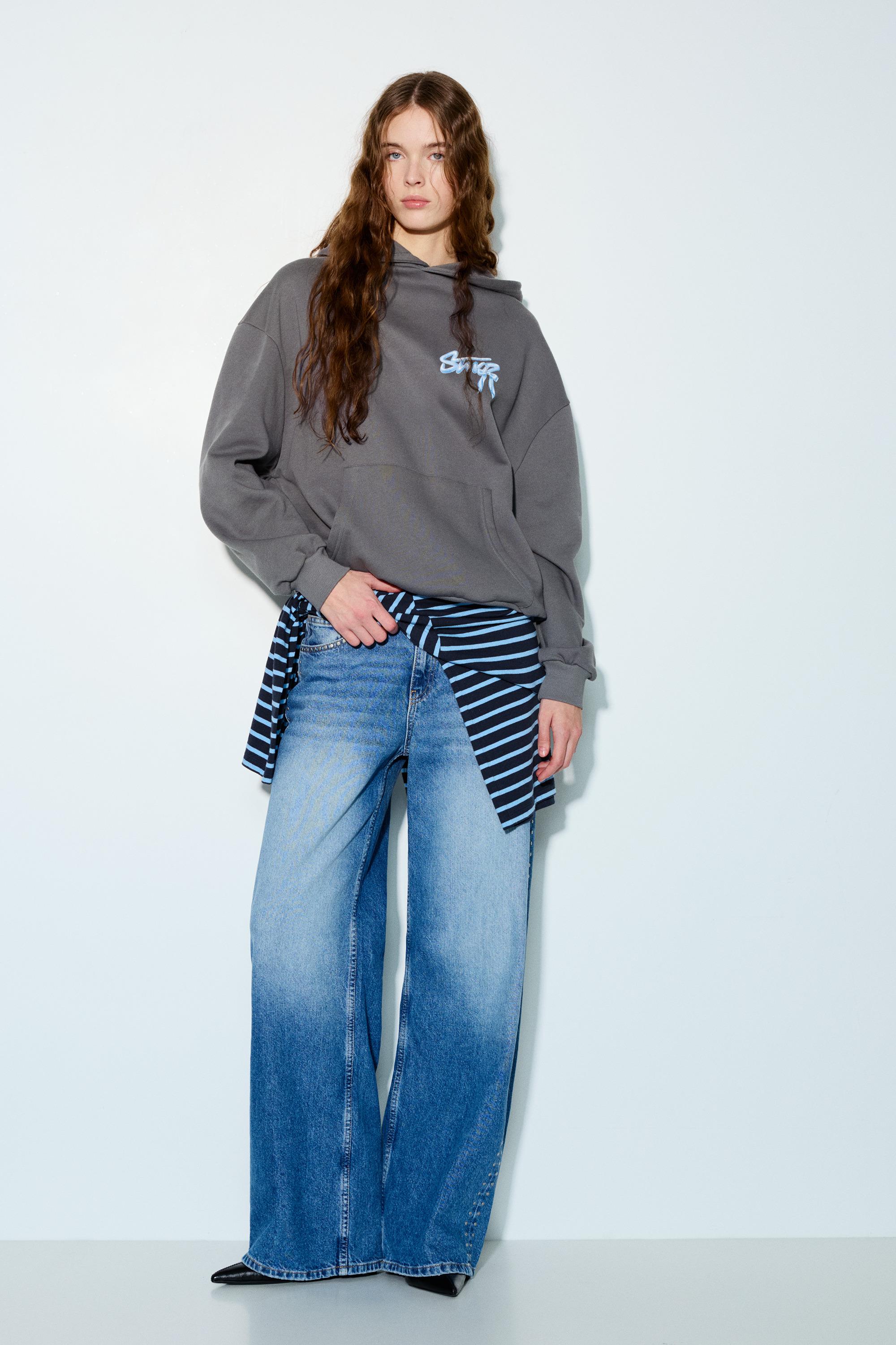 STWD fiyonk kapüşonlu sweatshirt - Görsel 20