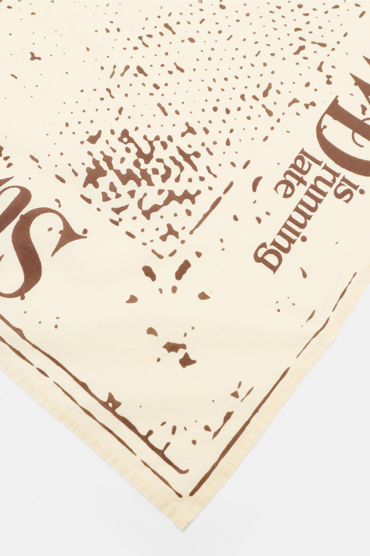 STWD paisley print bandana — Pastel yellow