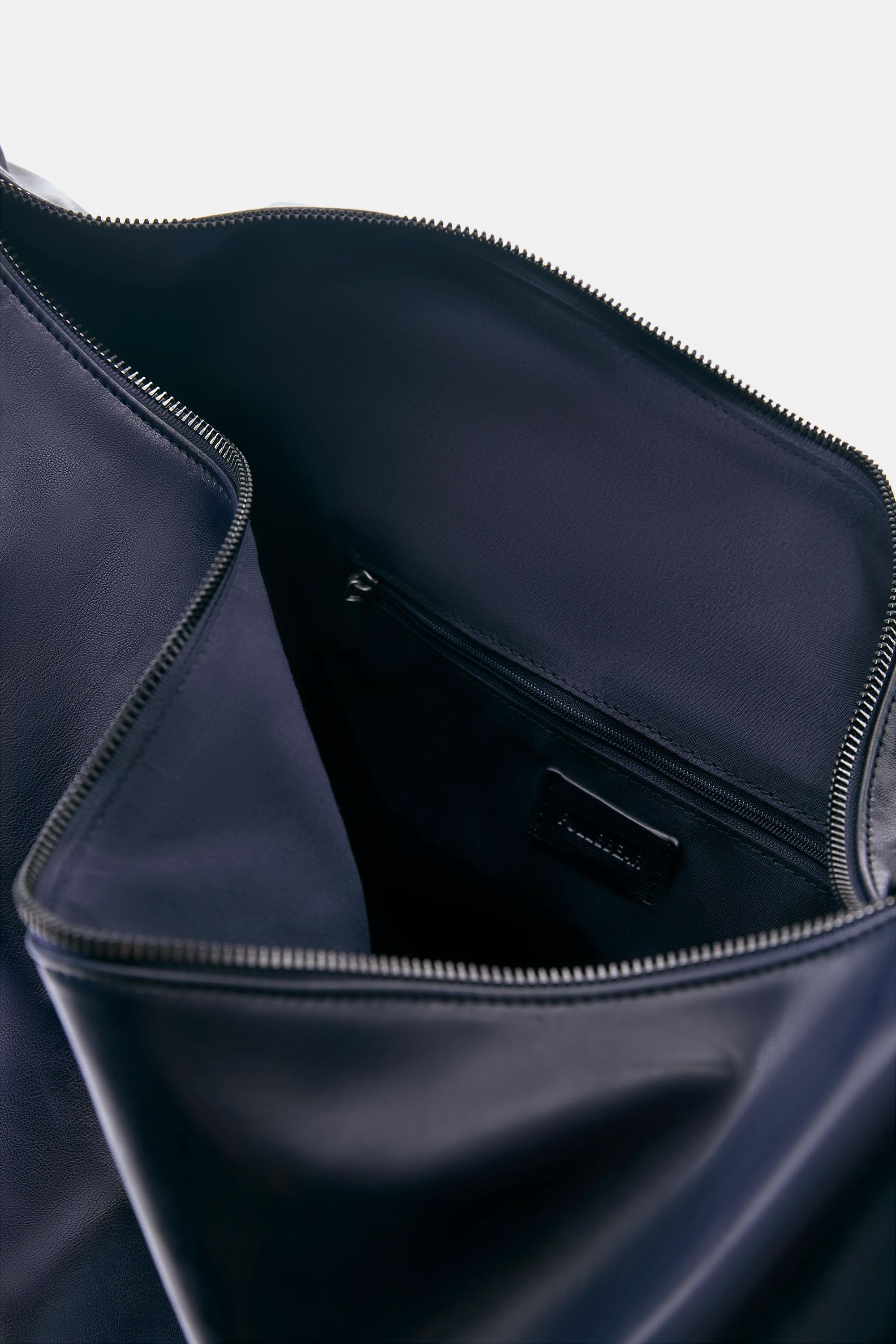 Crossbody shopper bag — Blue