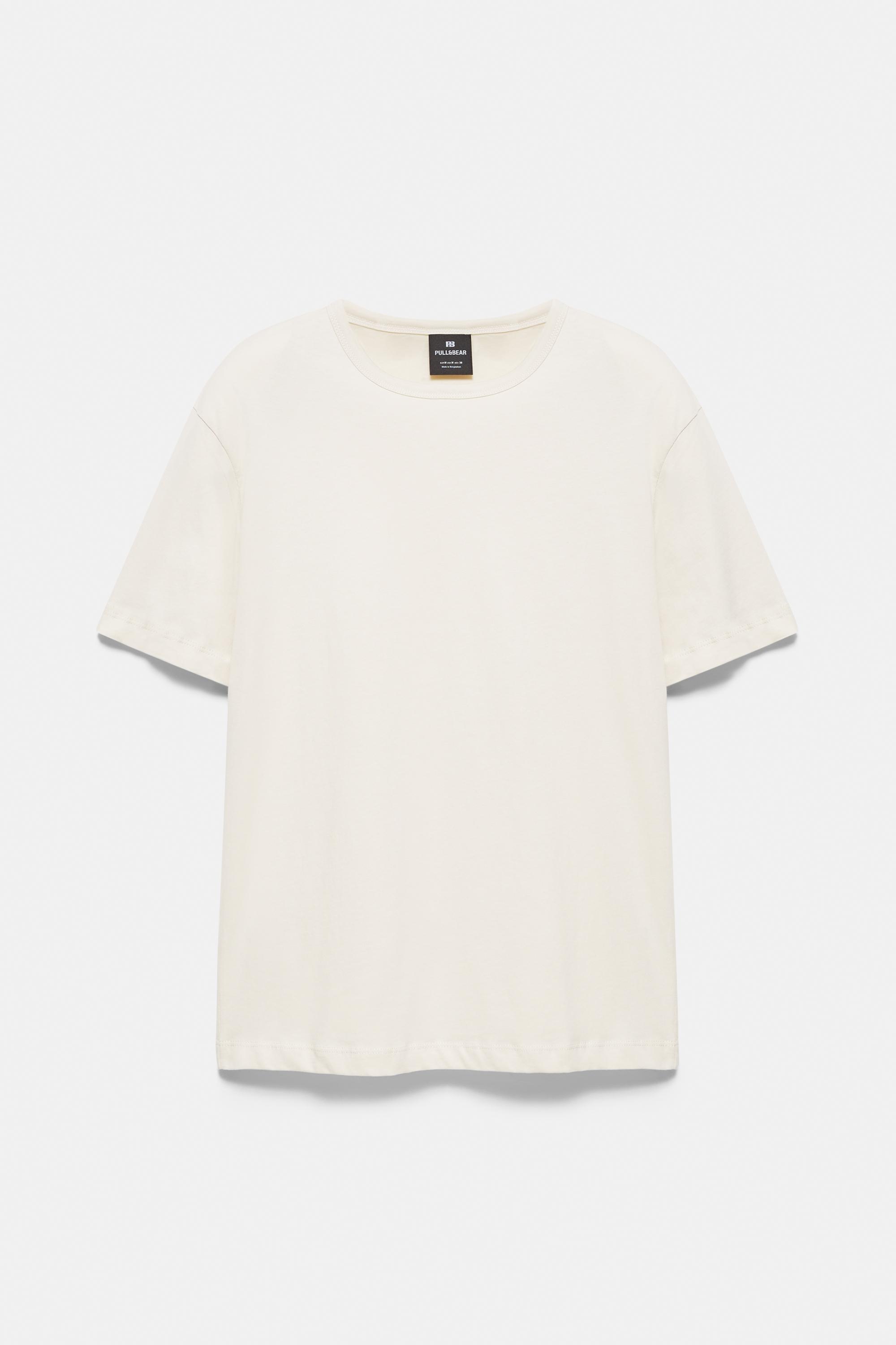 Slim fit basic T-shirt — Butter
