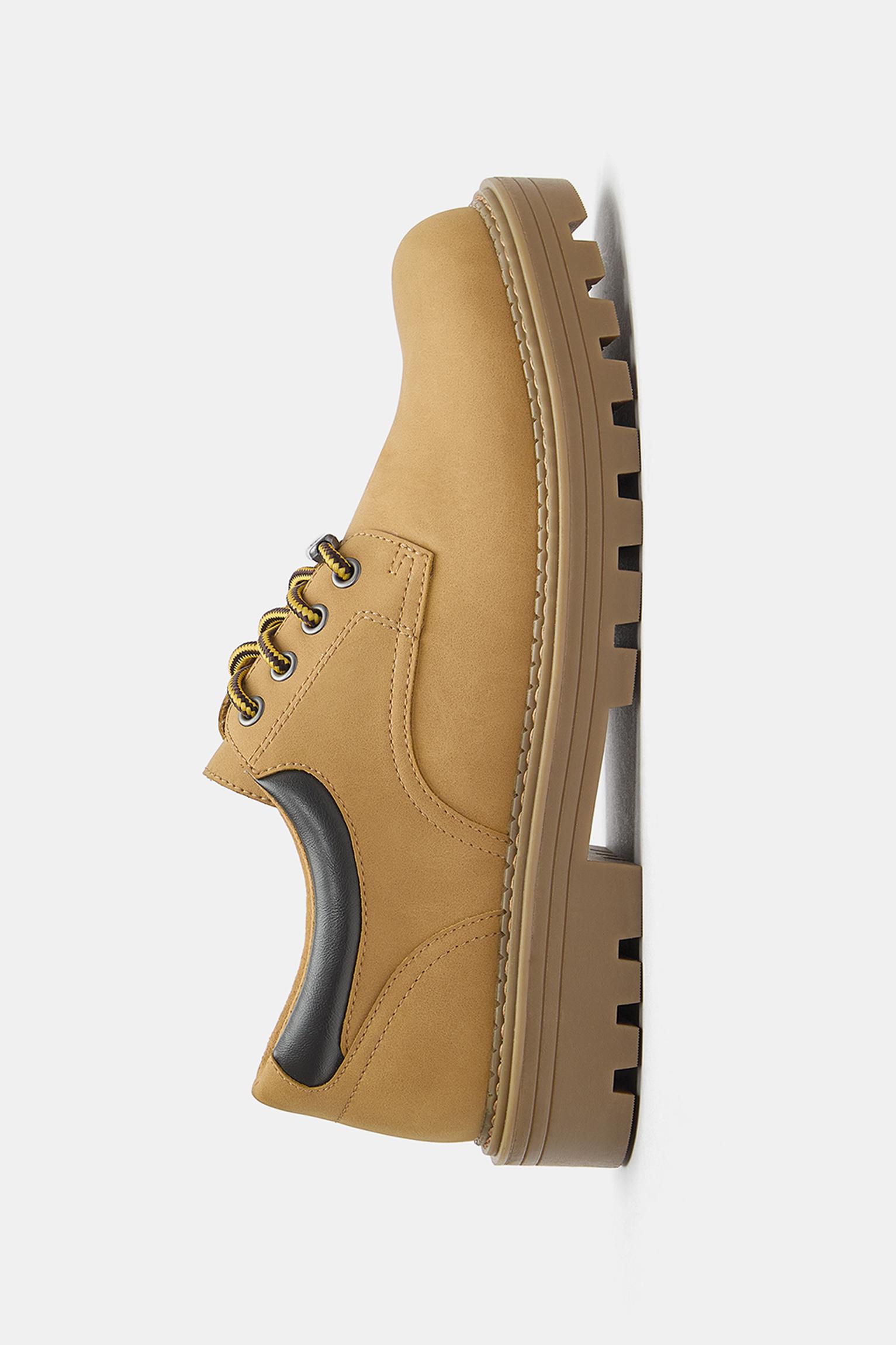 STWD lace-up shoes — Mustard