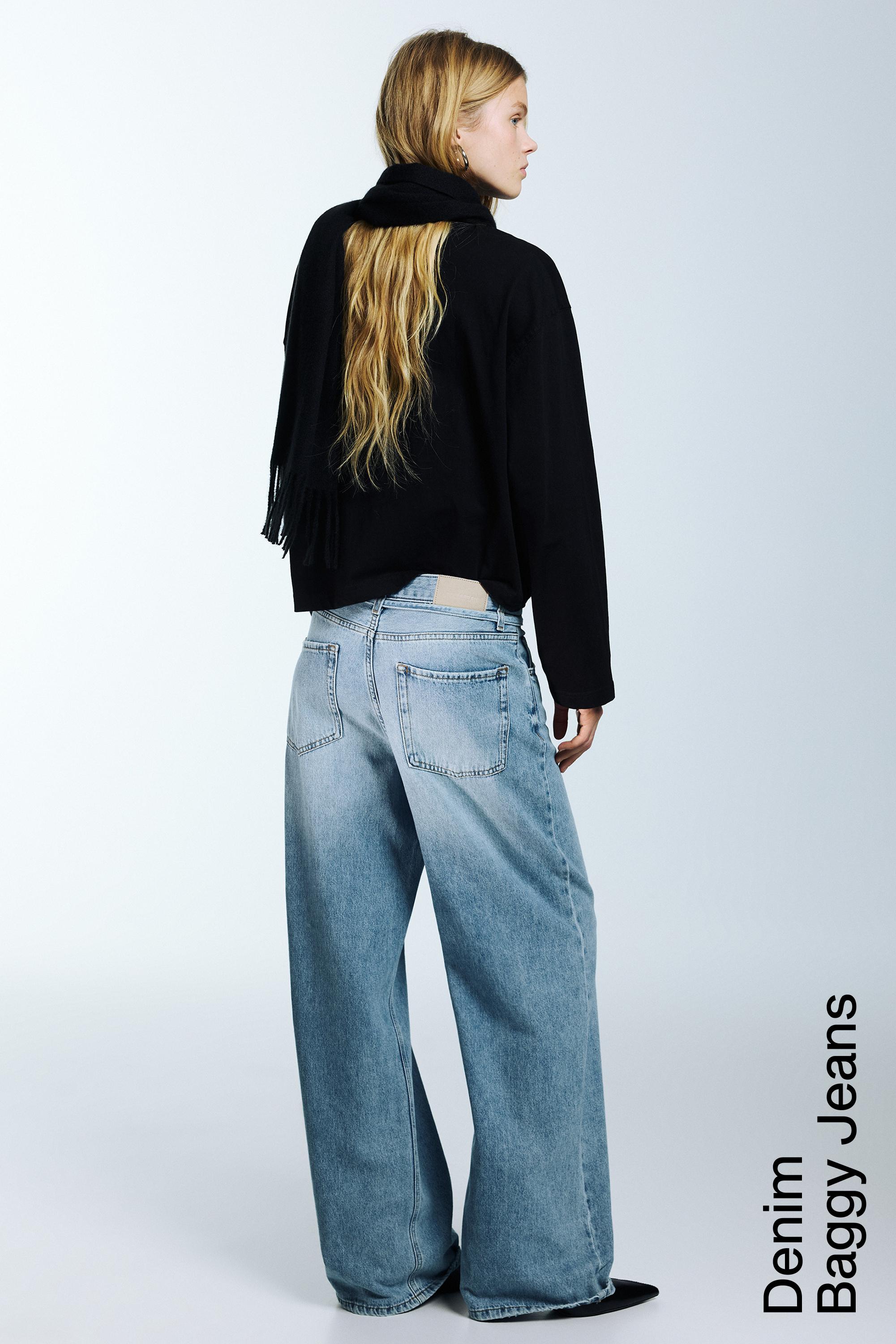 Bağcıklı baggy jean - Görsel 173