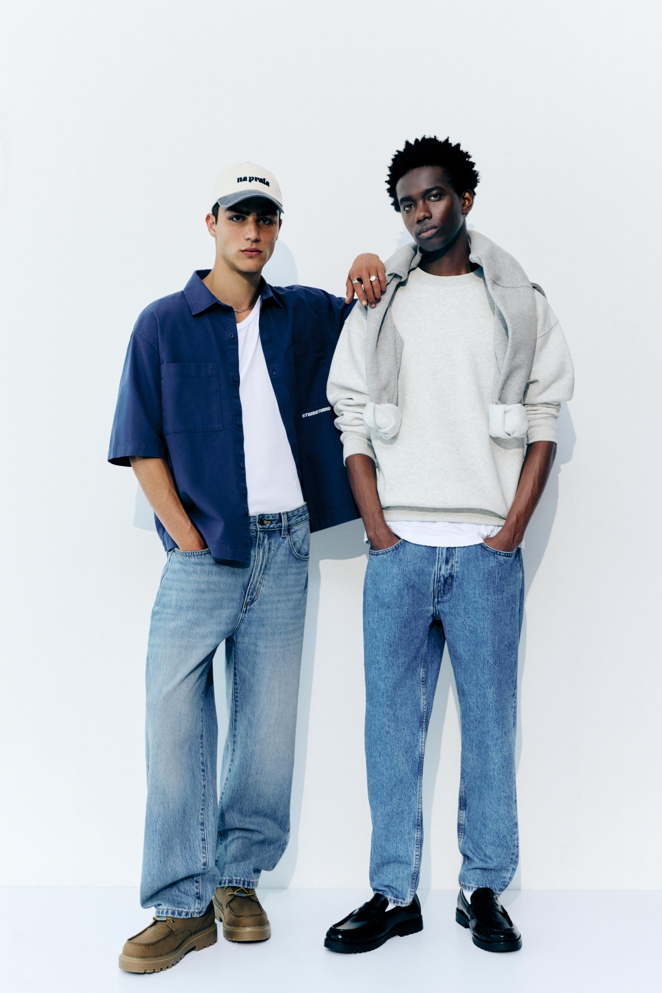 Baggy jeans — Medium blue