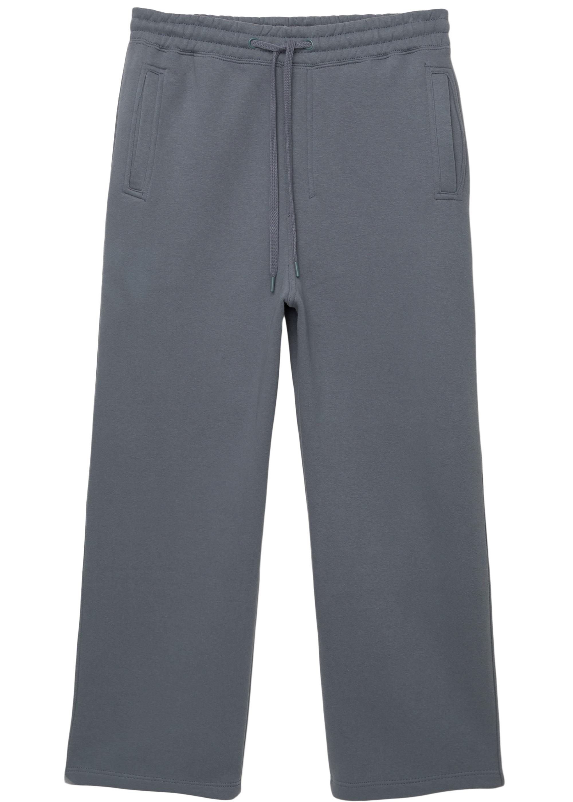 Basic baggy tracksuit bottoms — Grey blue