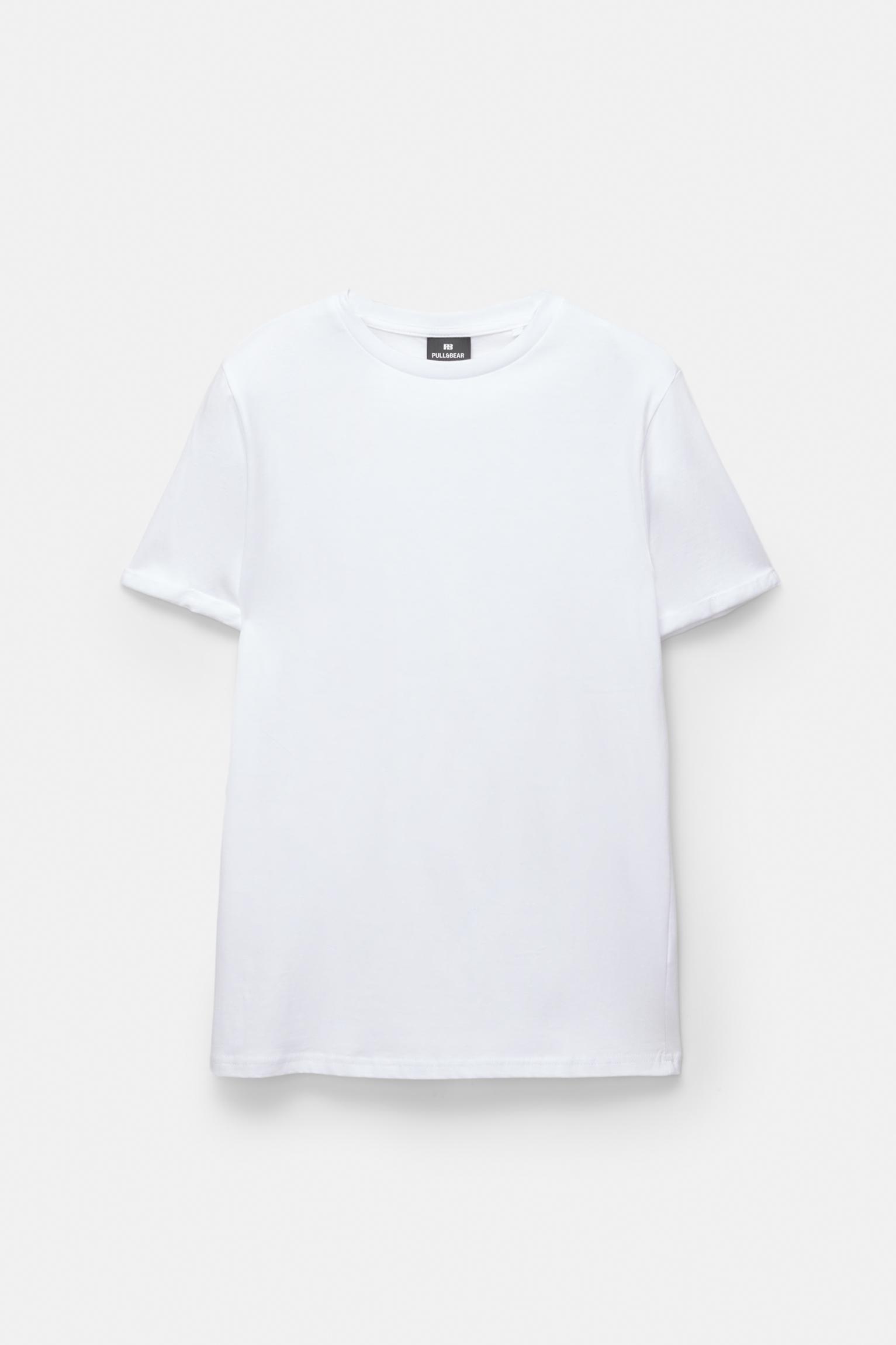 Muscle fit T-shirt — White