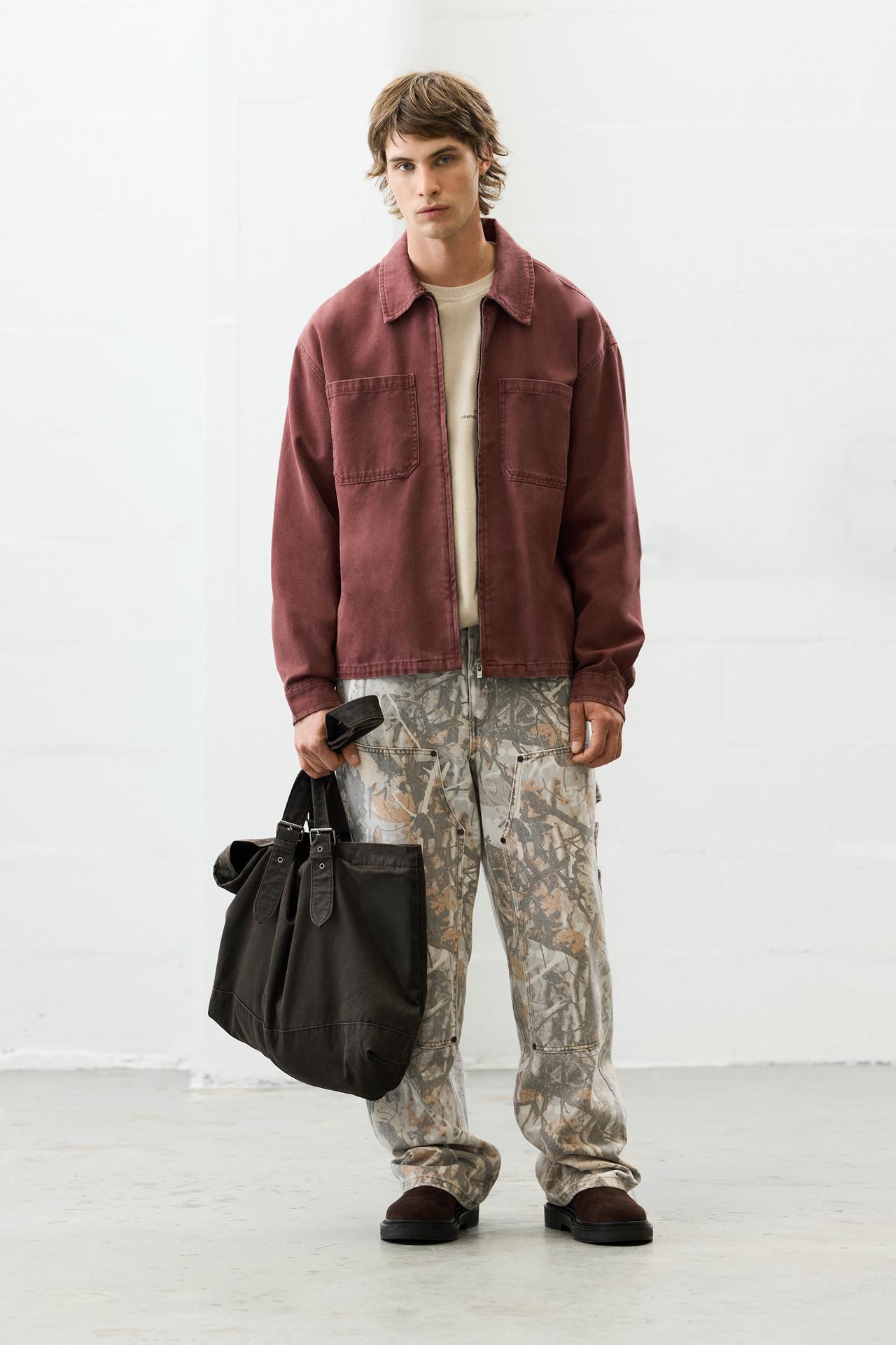 Zip overshirt — Red
