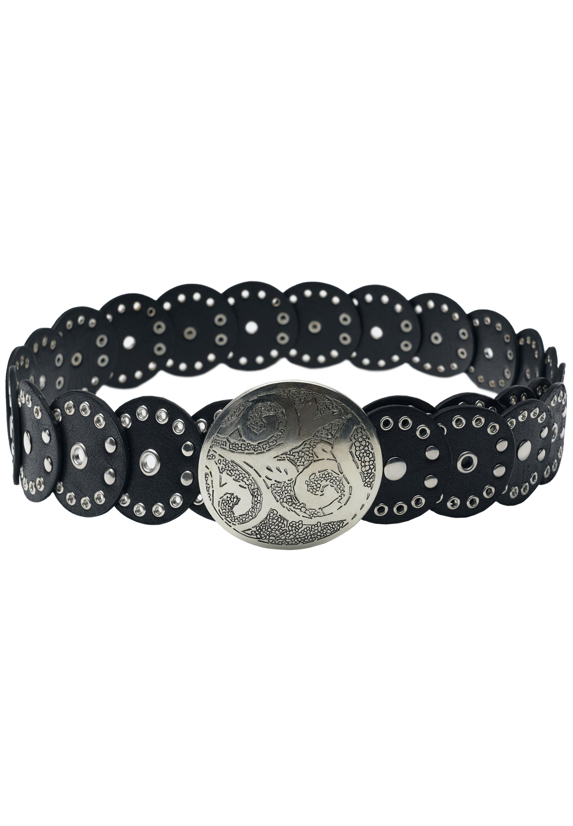 Halkalı suni deri kemer