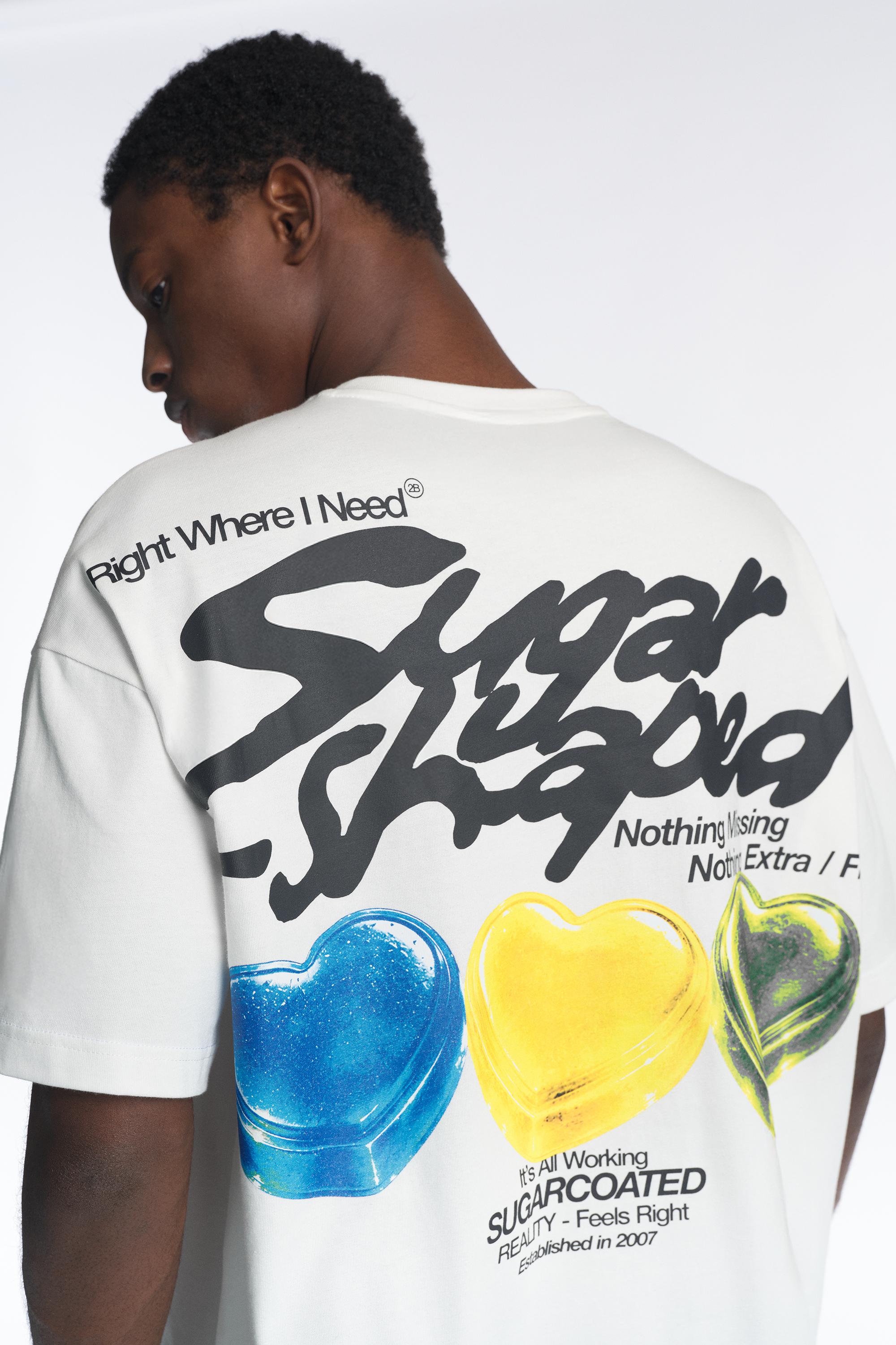 STWD Sweet Candy graphic T-shirt — White