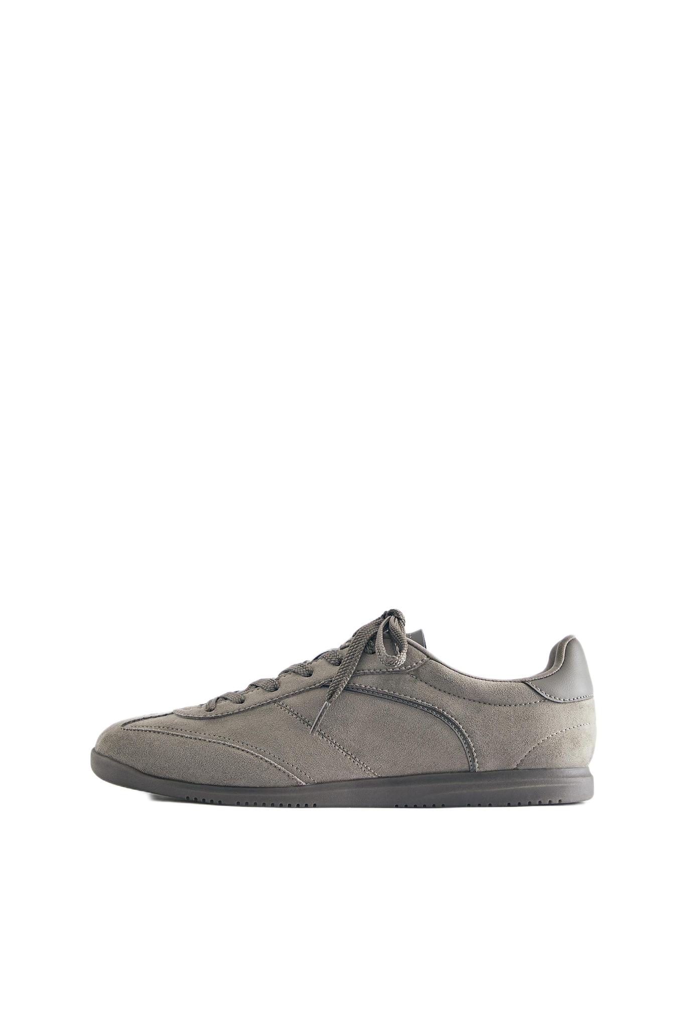Slim trainers — Taupe