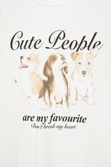 Puppy graphic T-shirt — Ice 3
