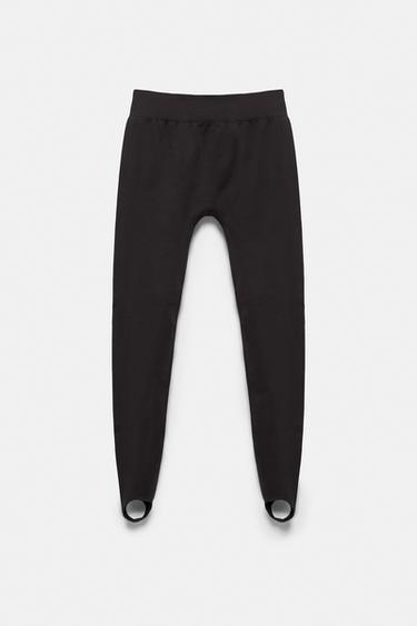 Fine stirrup leggings — Black 6