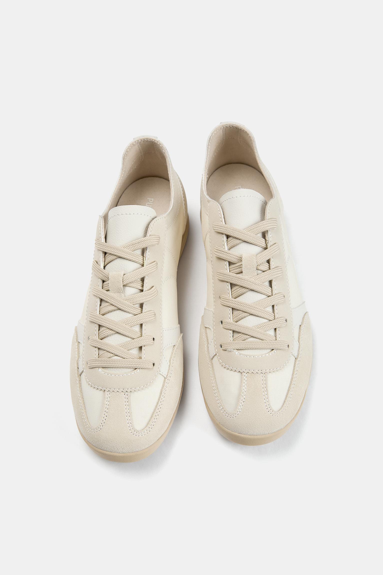 Casual trainers — Ecru