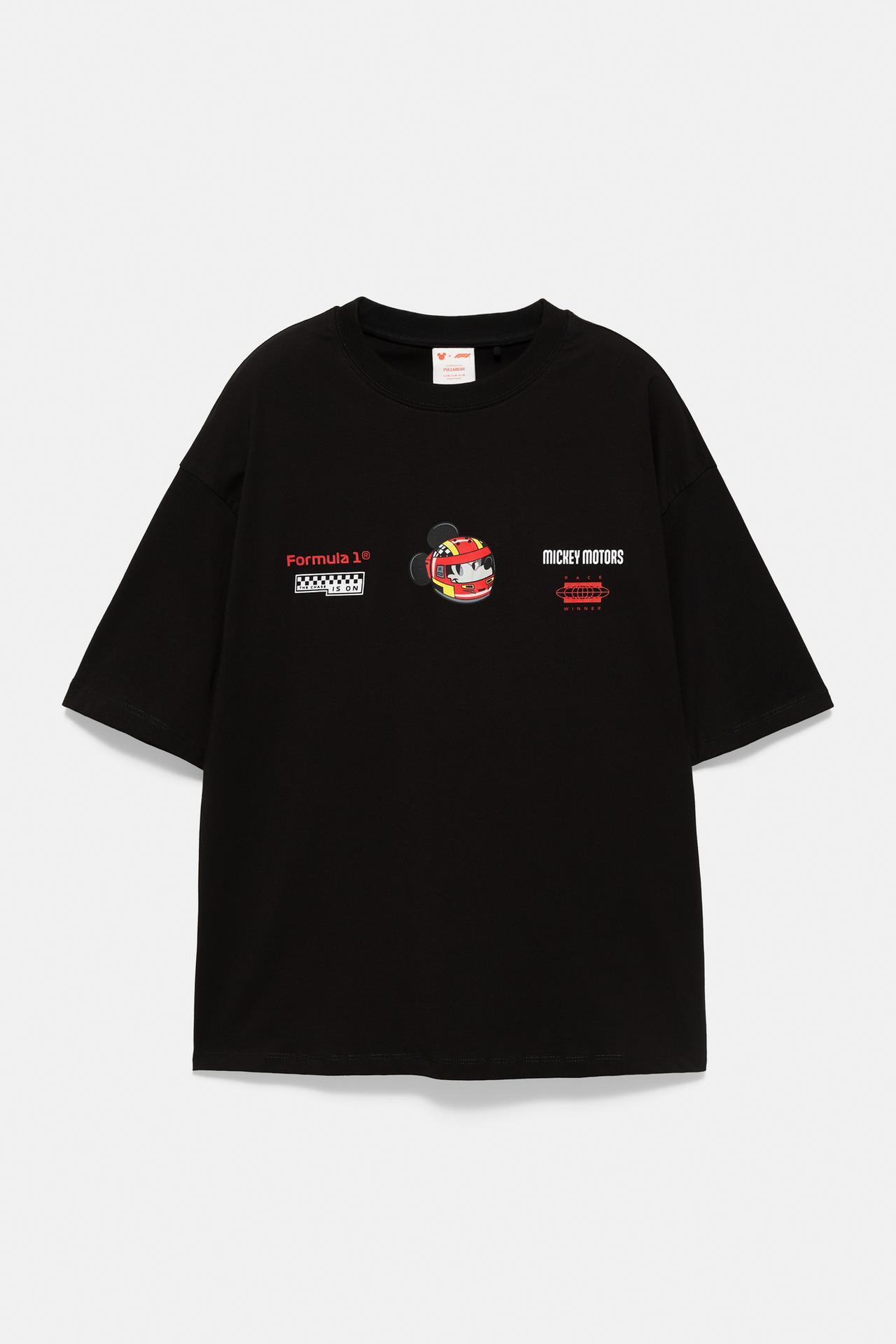 Disney x F1 Mickey Motors T-shirt — Black