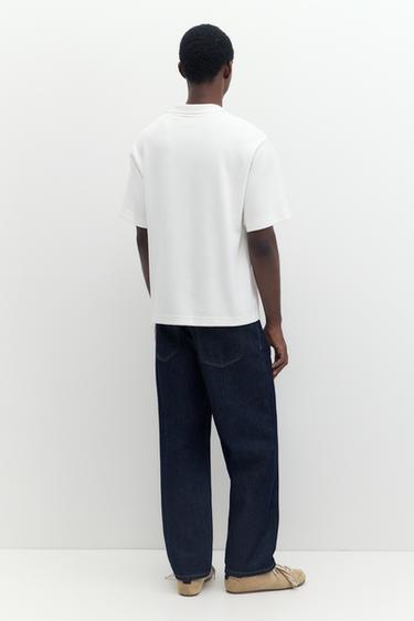 Short sleeve interlock polo shirt — Off white 2