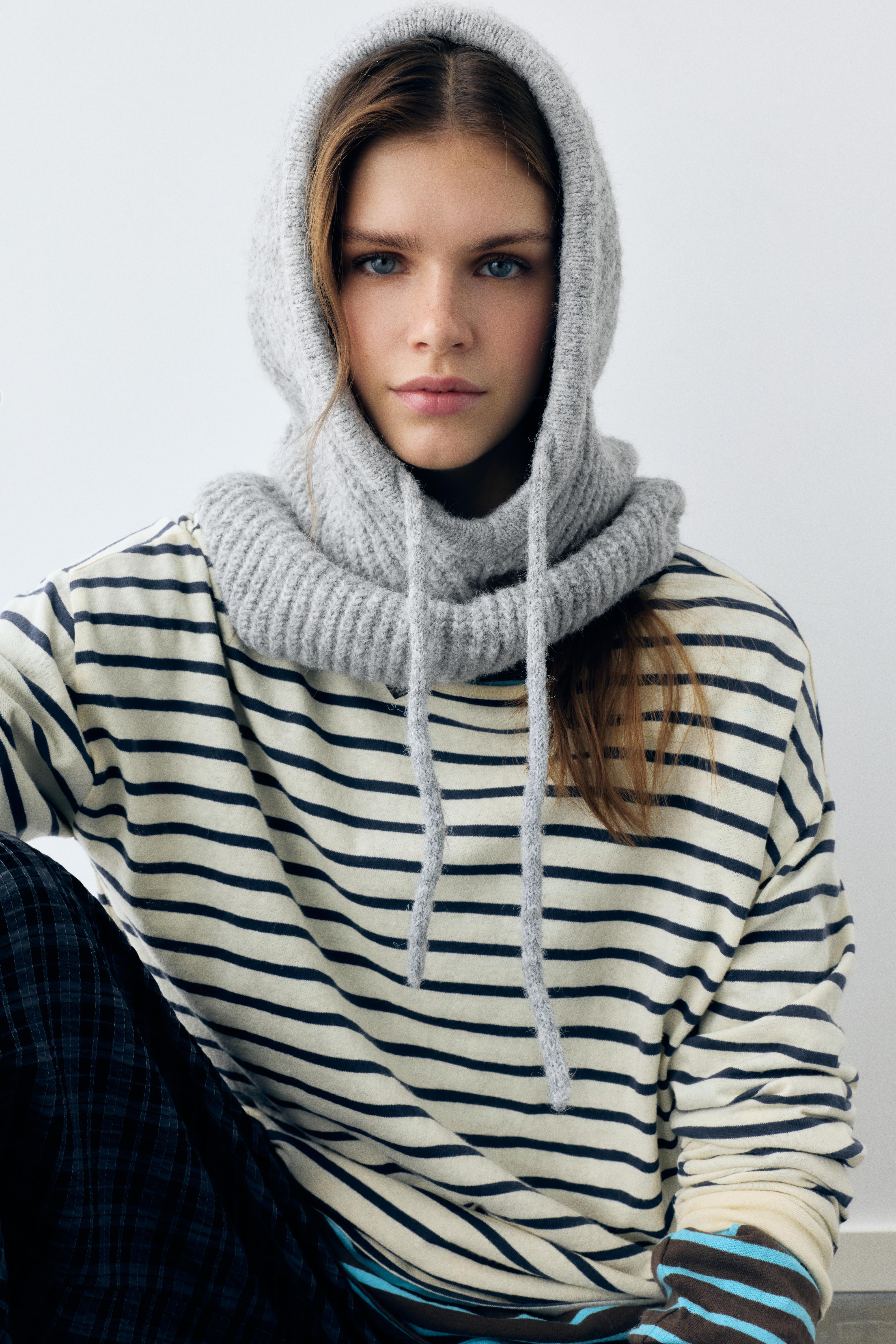 Pull&Bear Fitilli triko kar maskesi görsel 8
