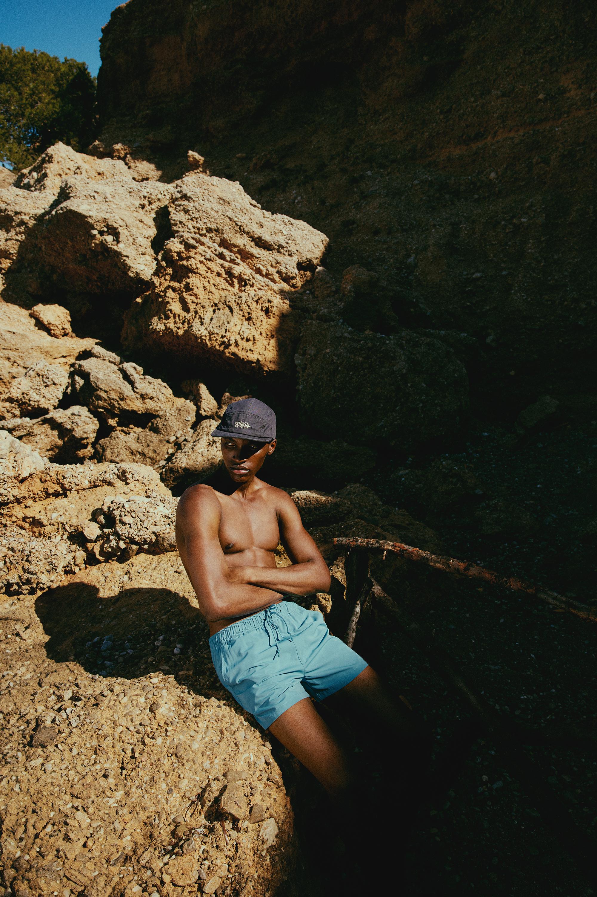Basic swimming trunks — Navy