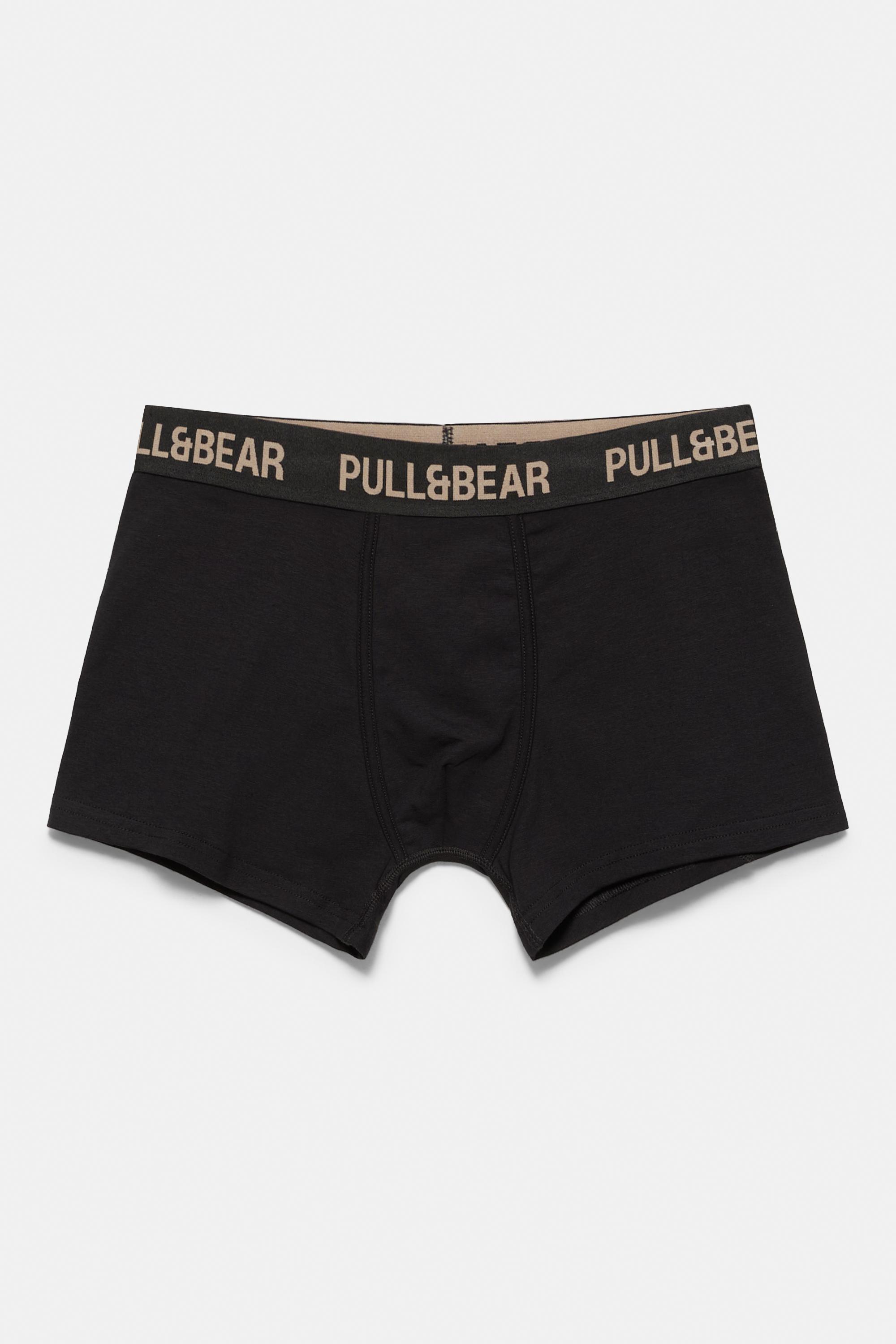 3-pack of black boxers with logo — Others