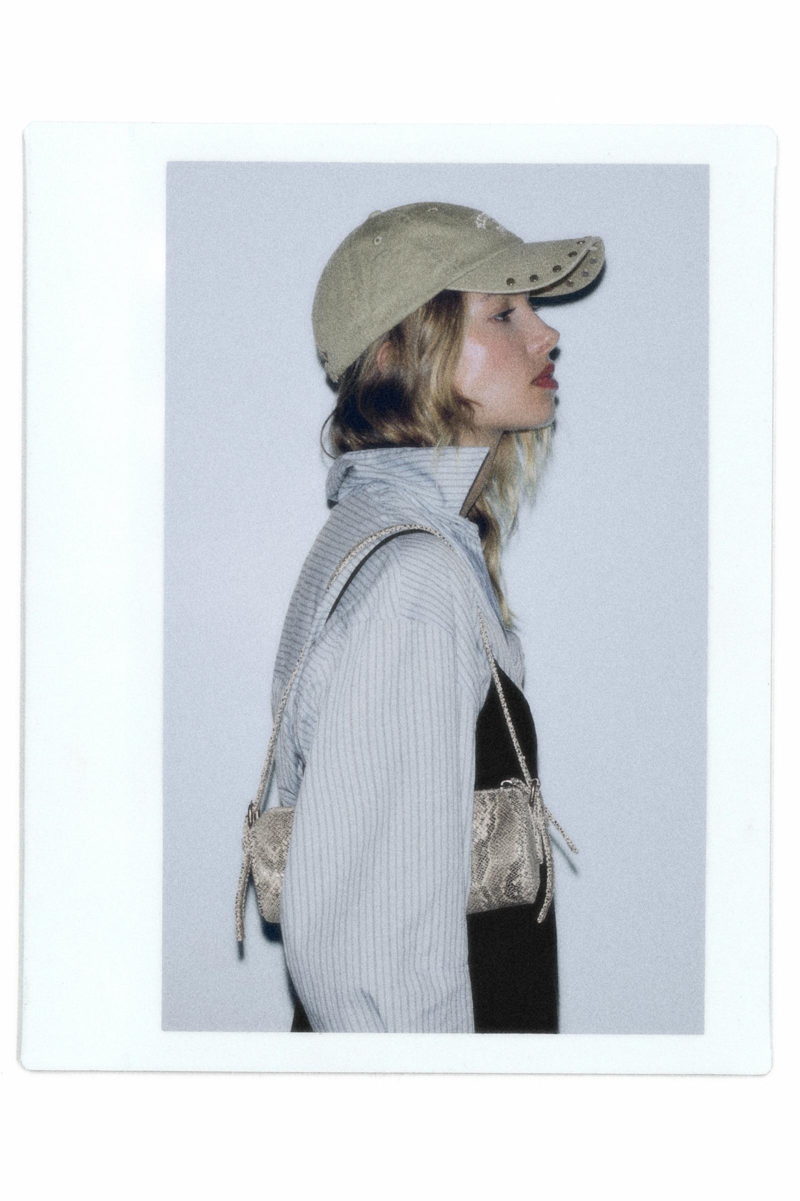 Studded Michigan cap — Khaki