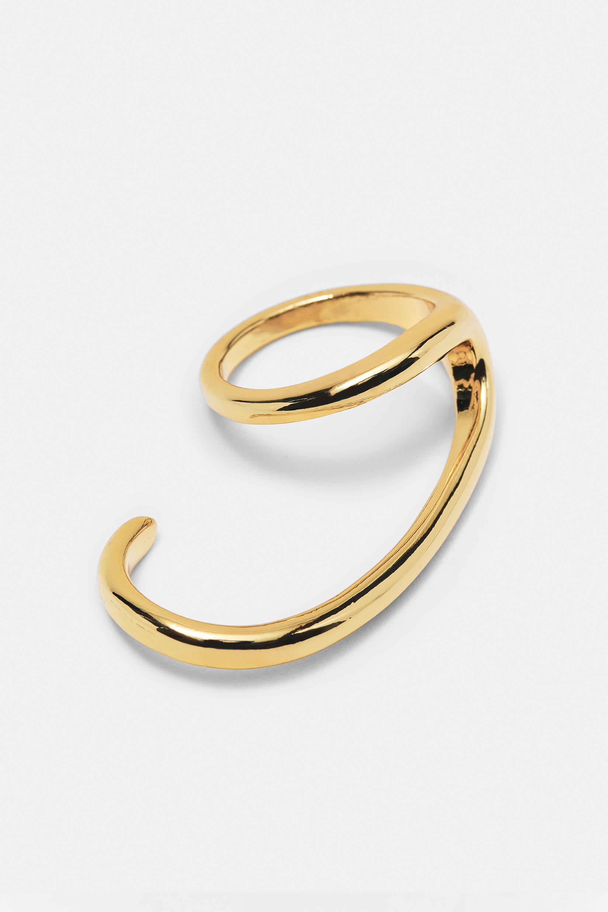 Fine double ring — Gold
