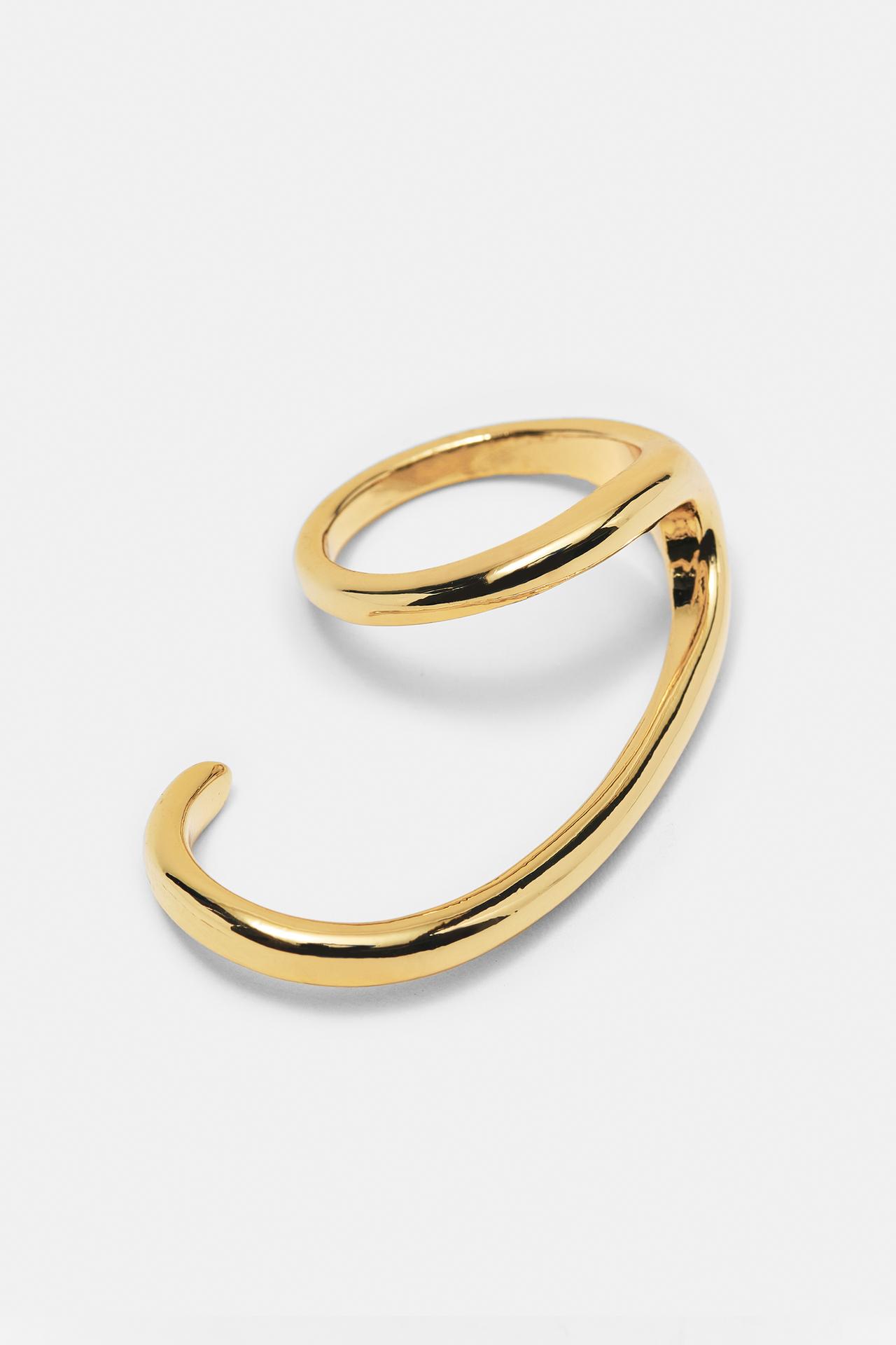 Fine double ring — Gold