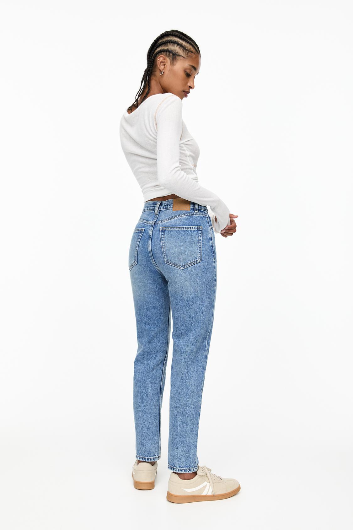 High-waist mom jeans - PULL&BEAR