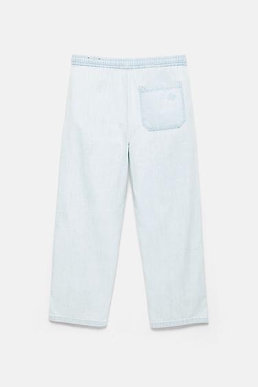 Denim joggers — Pale blue 8