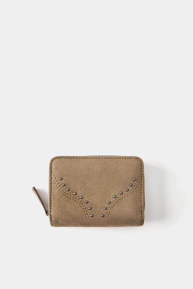 Studded wallet — Leather