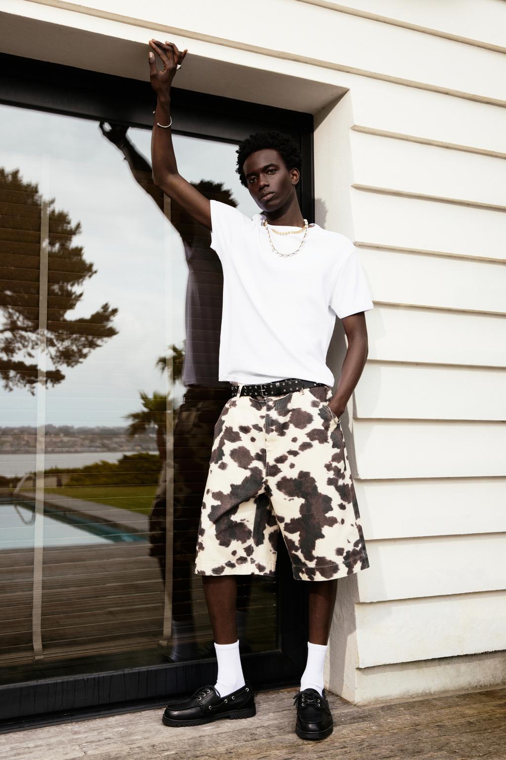 Ribbed short sleeve T-shirt pull&bear