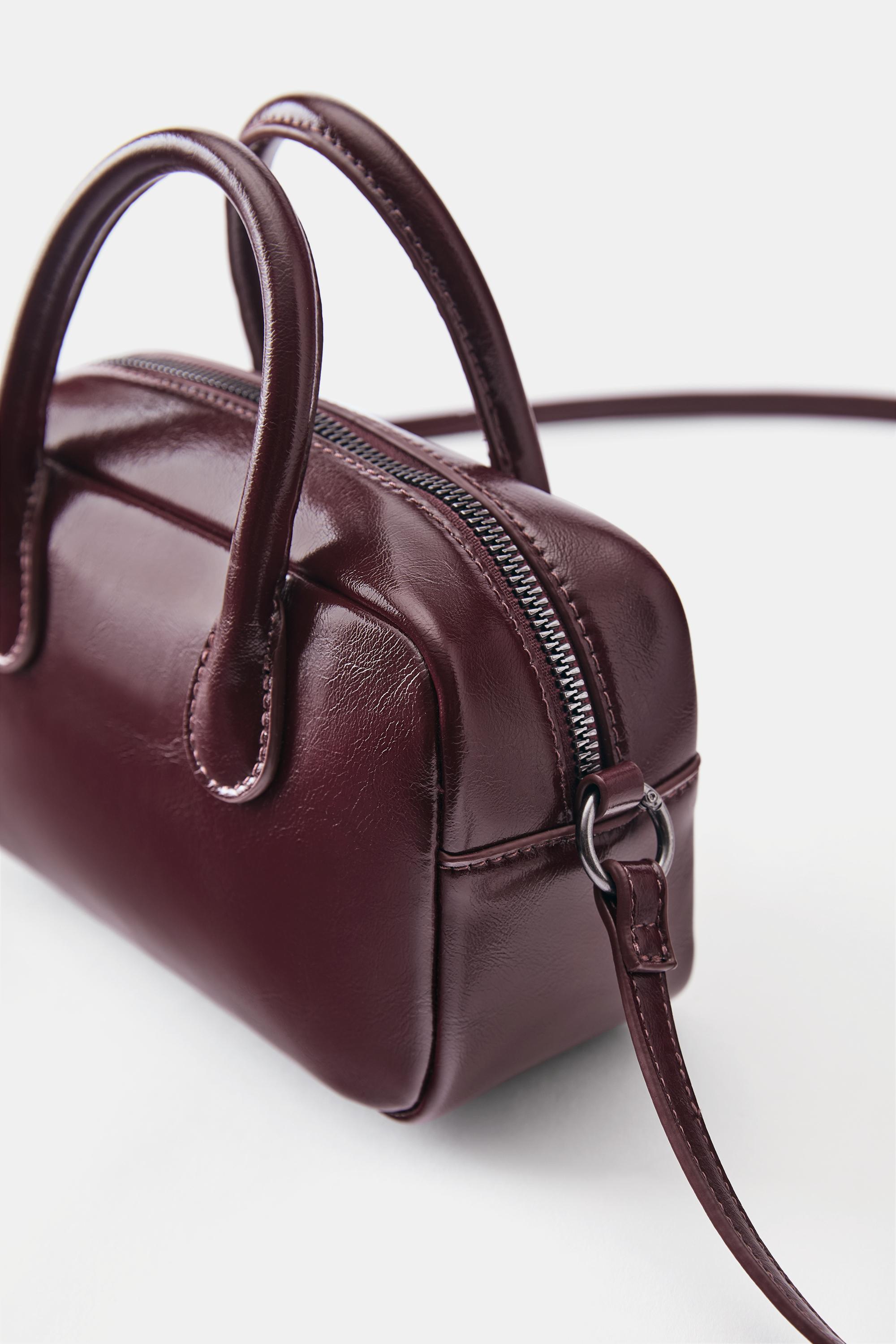 Mini crossbody bag — Burgundy