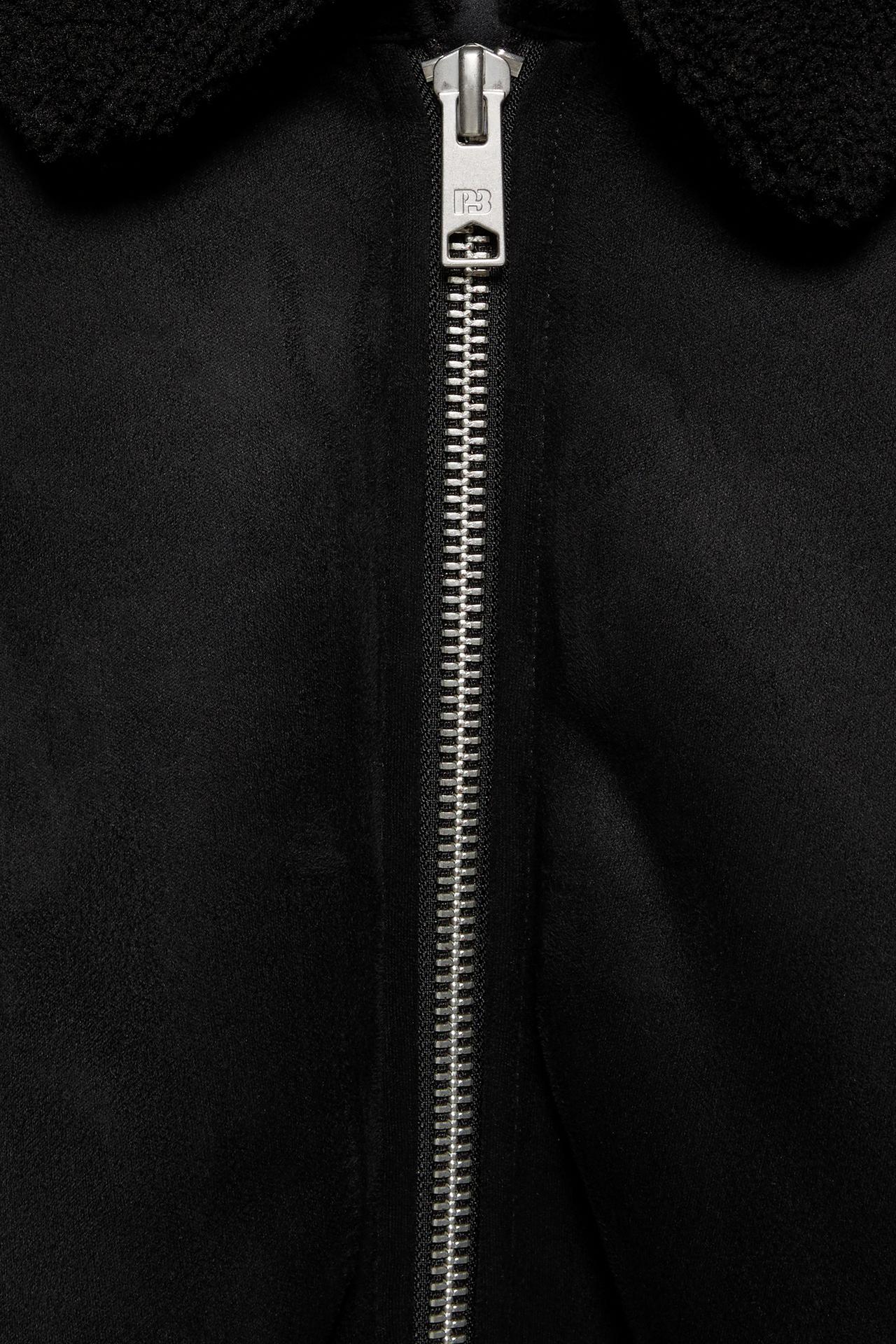 Combined double-faced jacket — Black