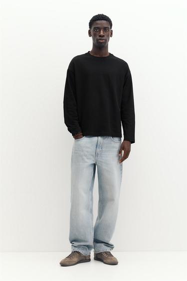 Heavy weight relaxed fit T-shirt — Black 5