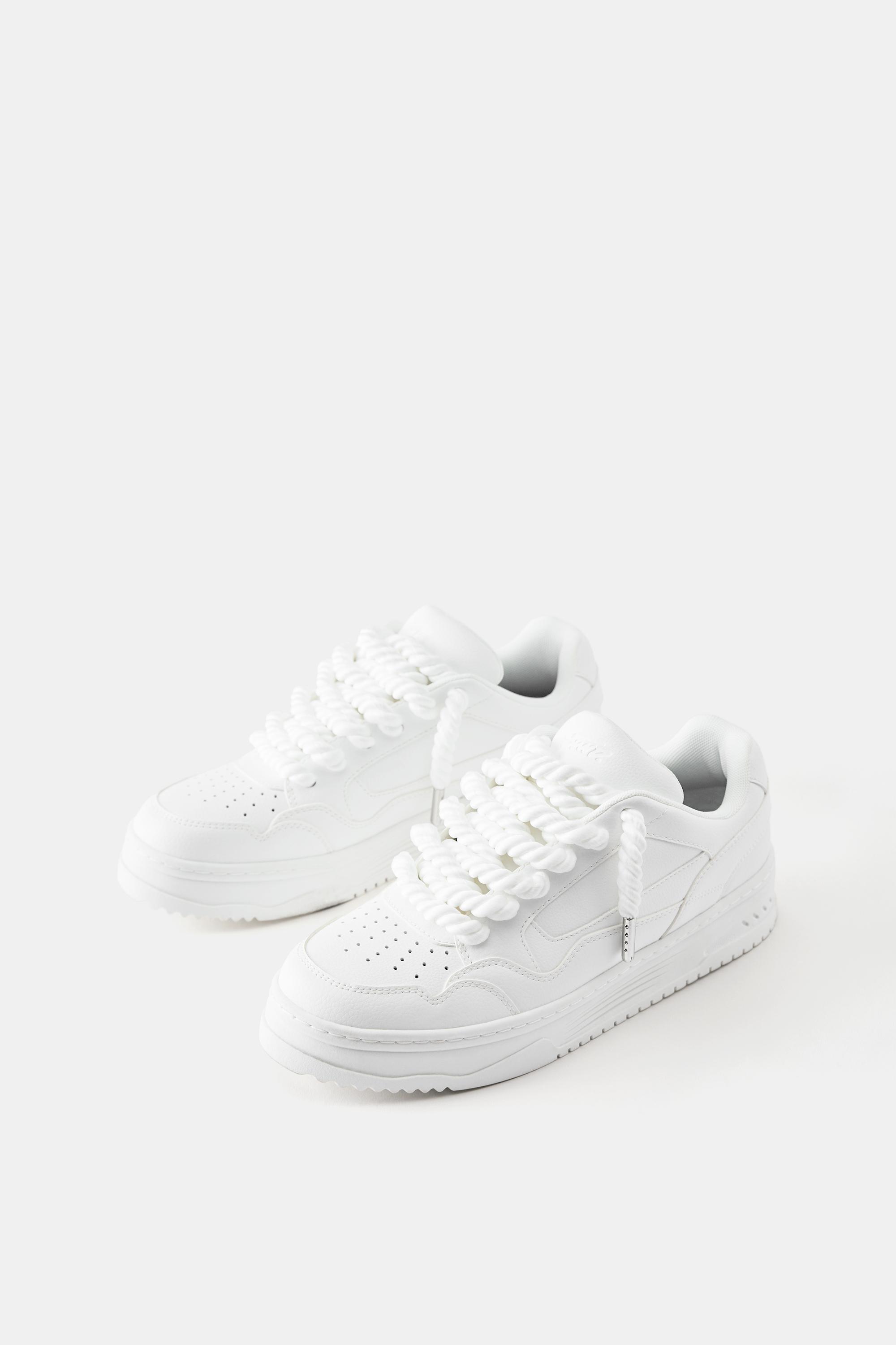 STWD lace-up trainers — White