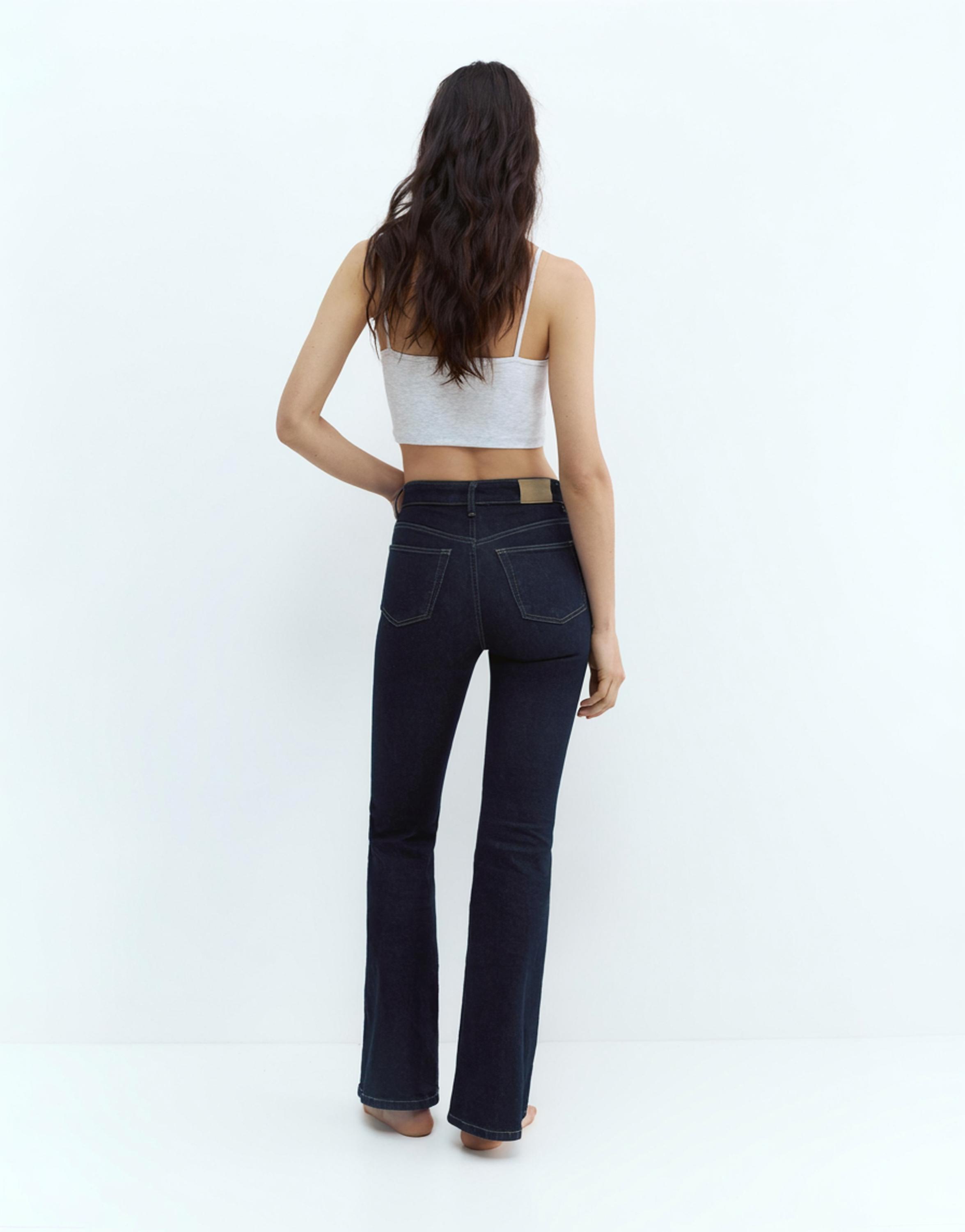 Yüksek bel çan paça jean - Görsel 35