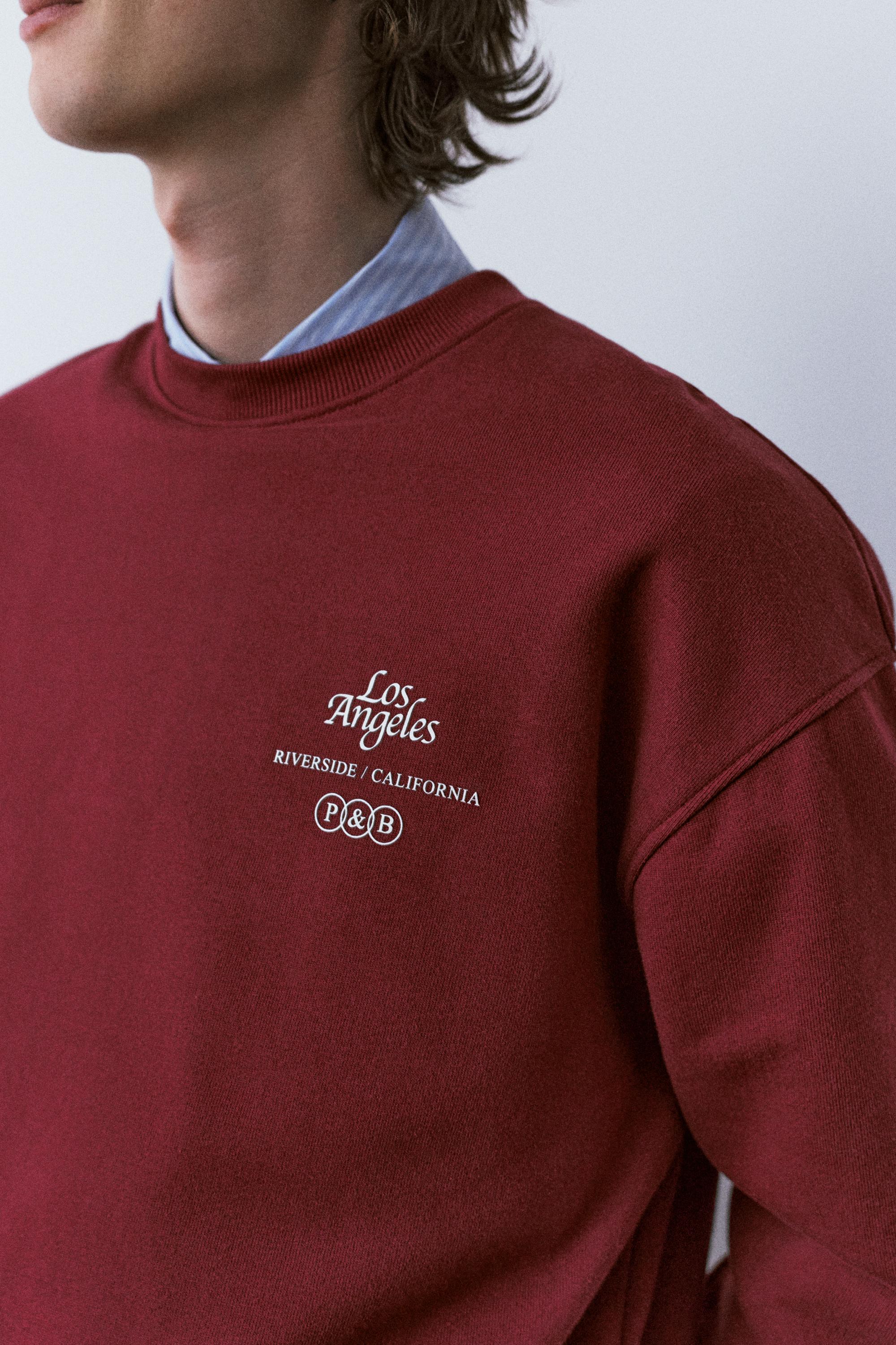 Bisiklet yaka sweatshirt - Görsel 13