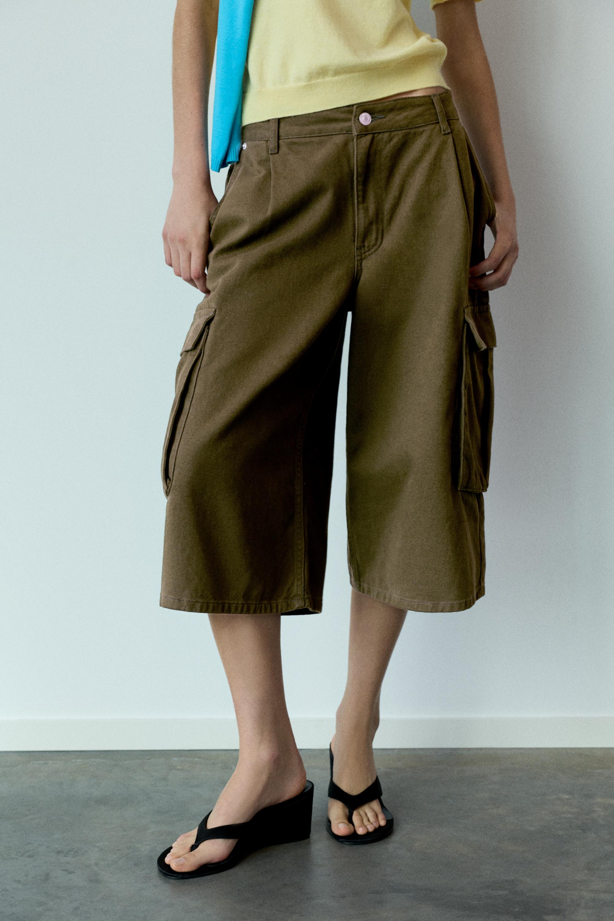 Longline cargo Bermuda shorts — Khaki
