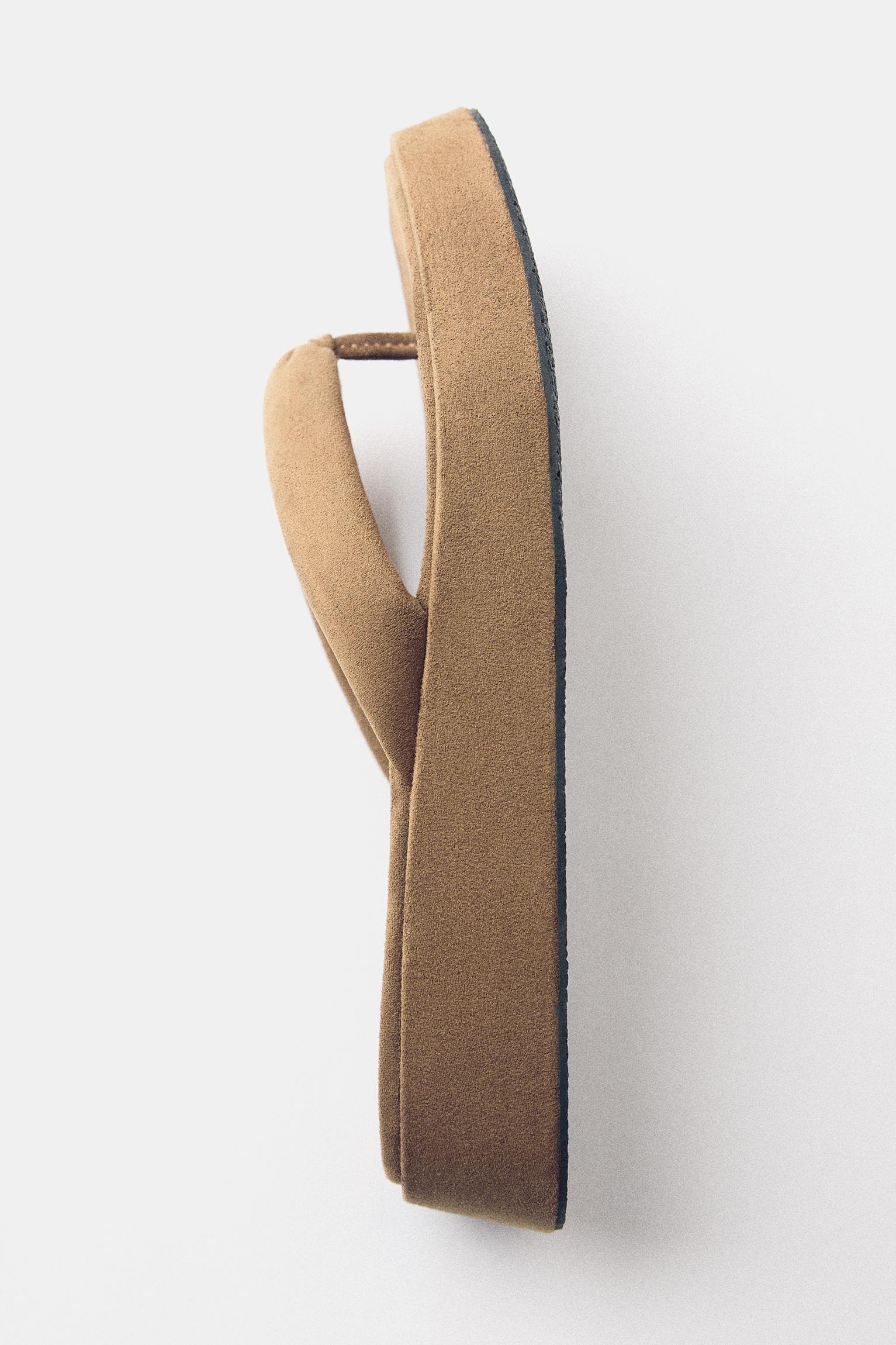 Hacimli düz sandalet - Görsel 14