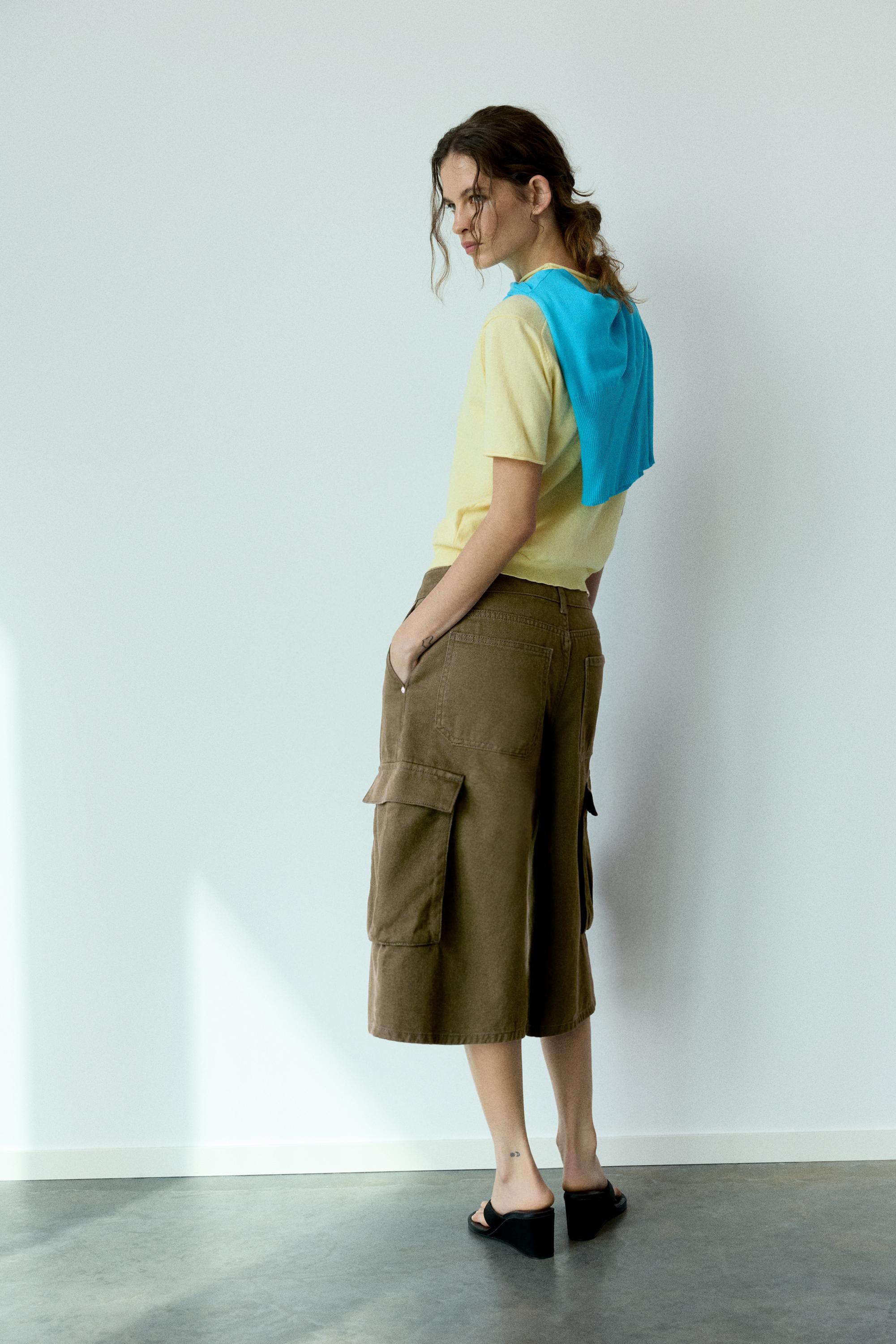 Longline cargo Bermuda shorts — Khaki
