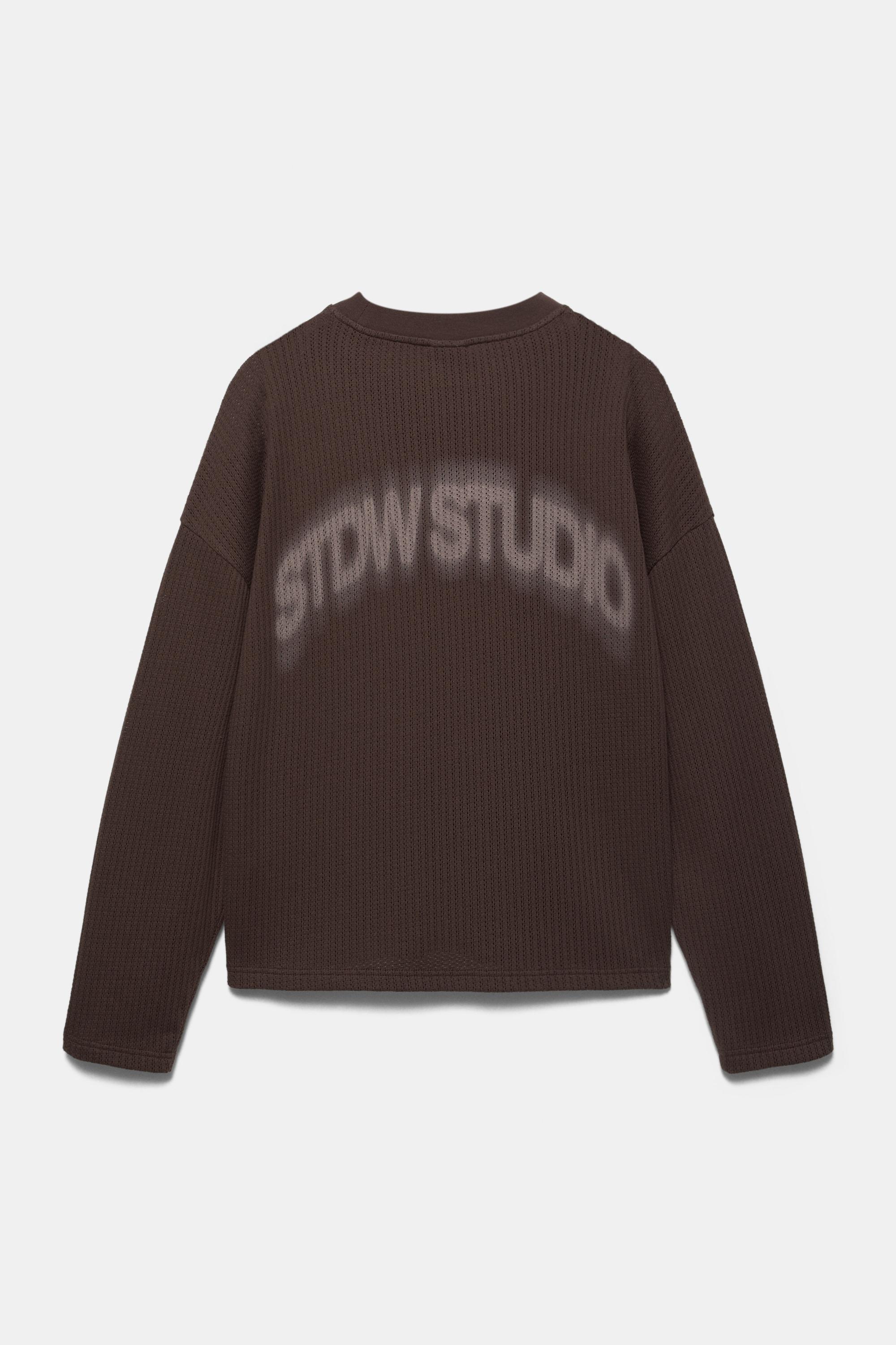 Yıldız baskılı triko tişört - Görsel 22