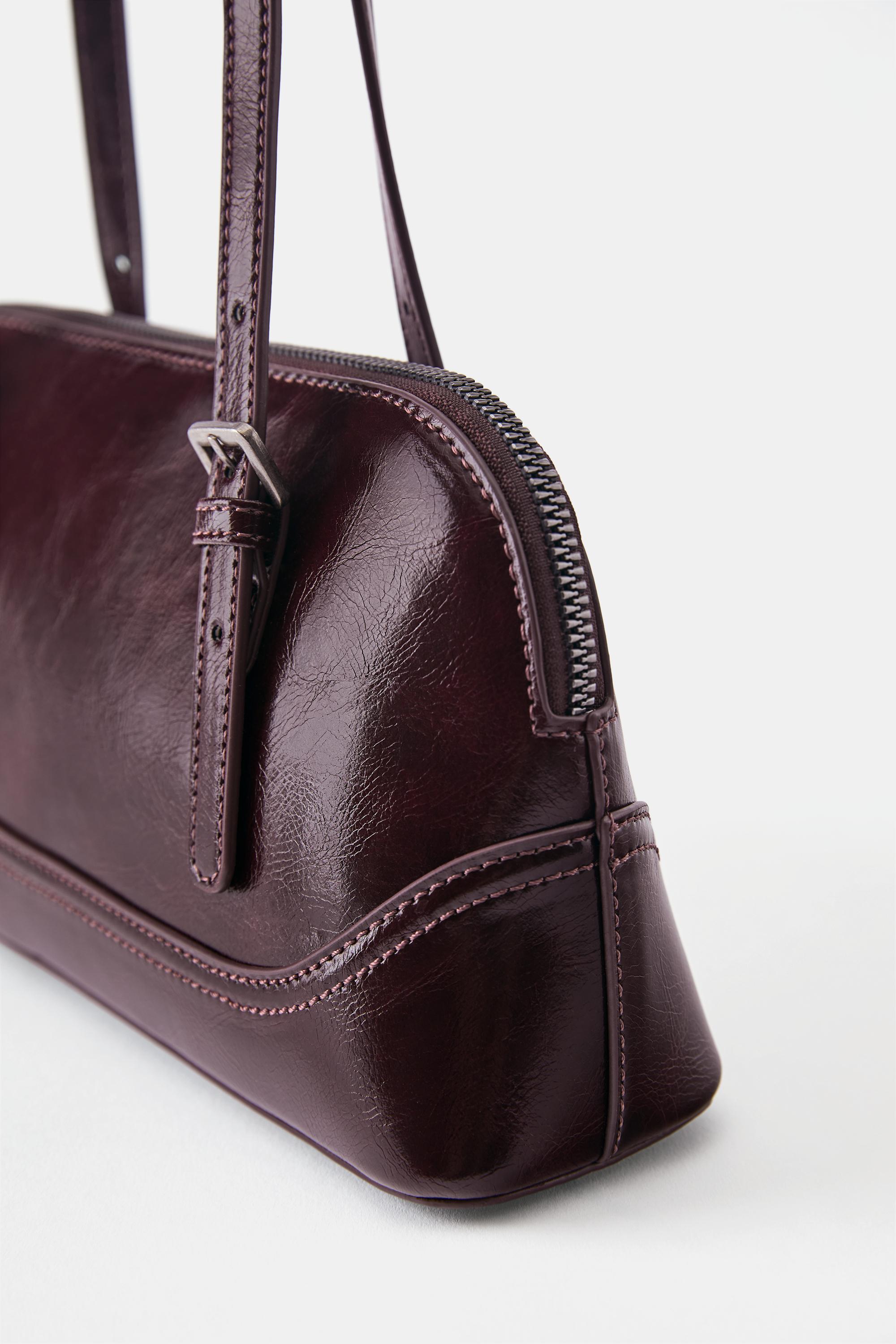 Bowling shoulder bag — Maroon