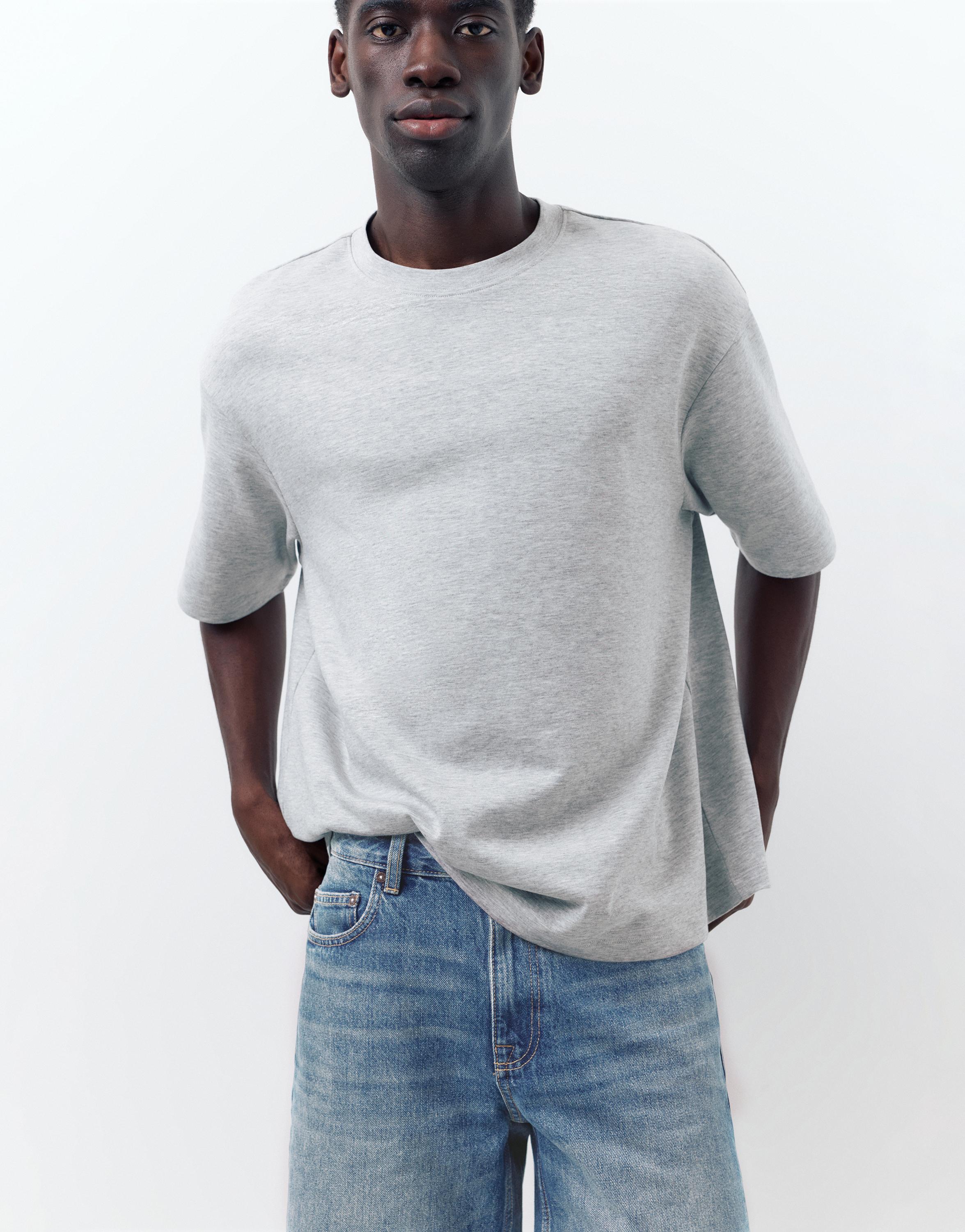 Standard denim Bermuda shorts — Medium blue