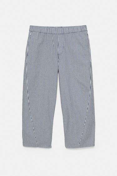 Barrel-leg trousers — Navy 6