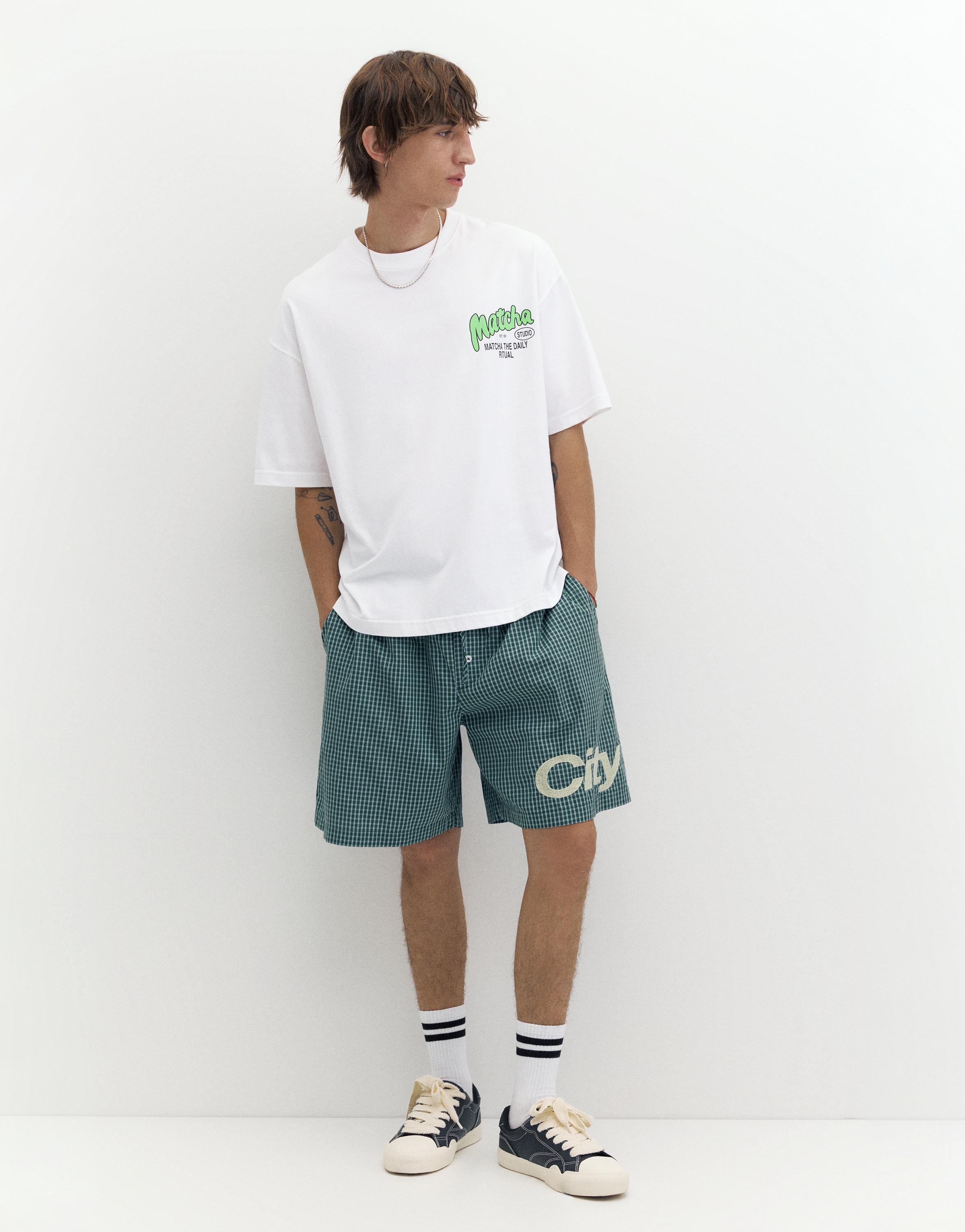 STWD Matcha graphic T-shirt — White