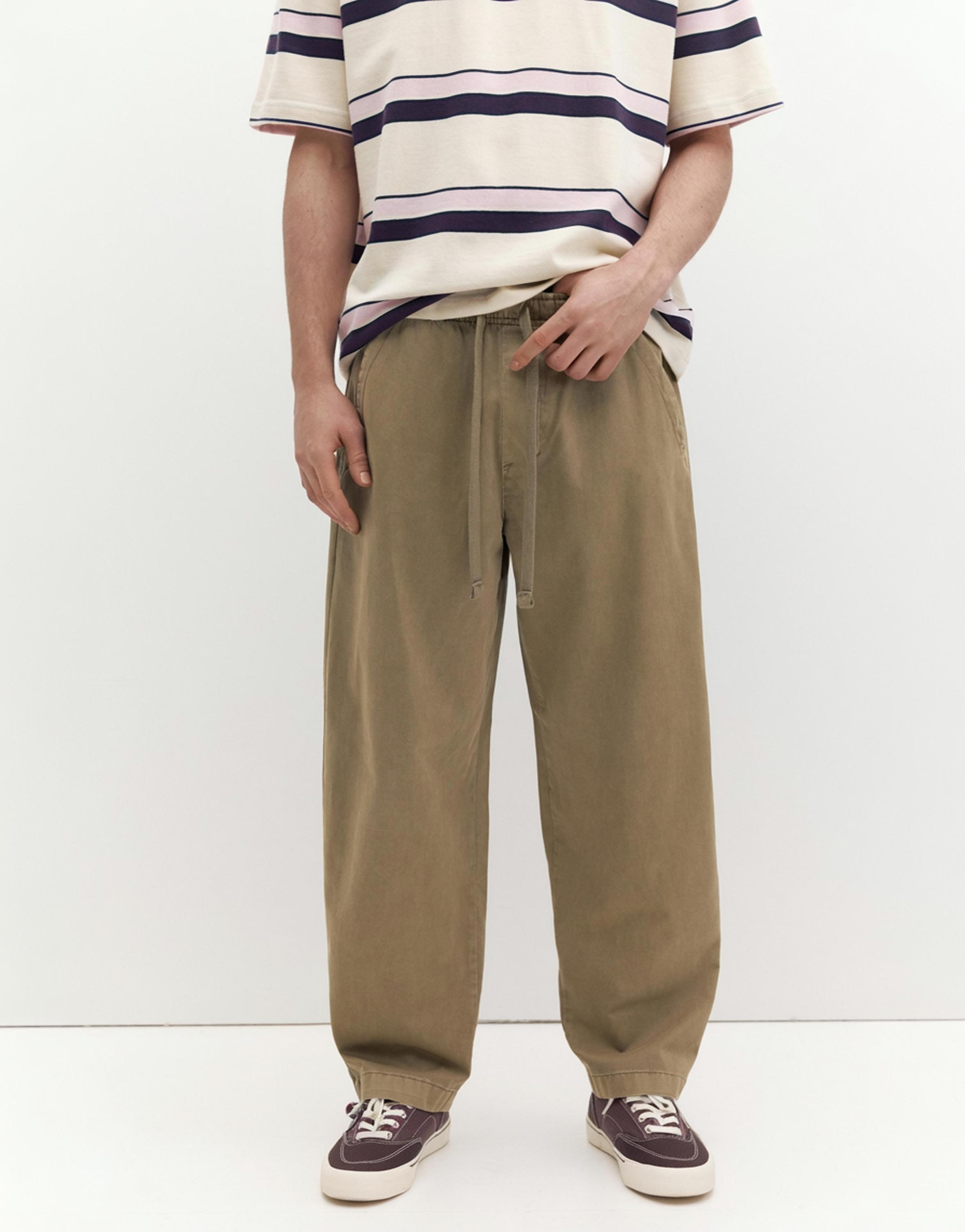 Baggy jogger pants — Brown